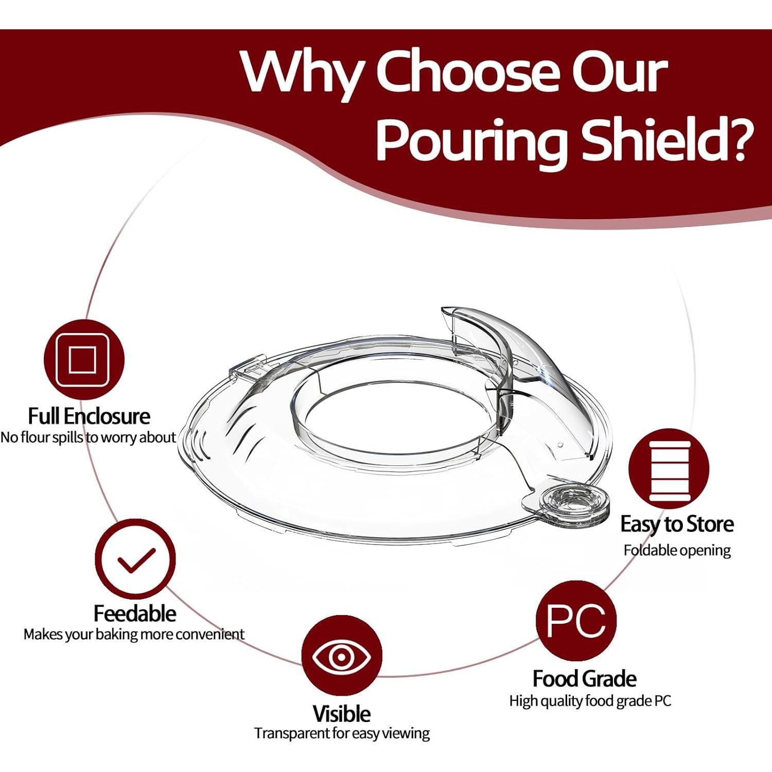 Protector de Vertido KitchenAid 4.5-5QT Acero Inoxidable