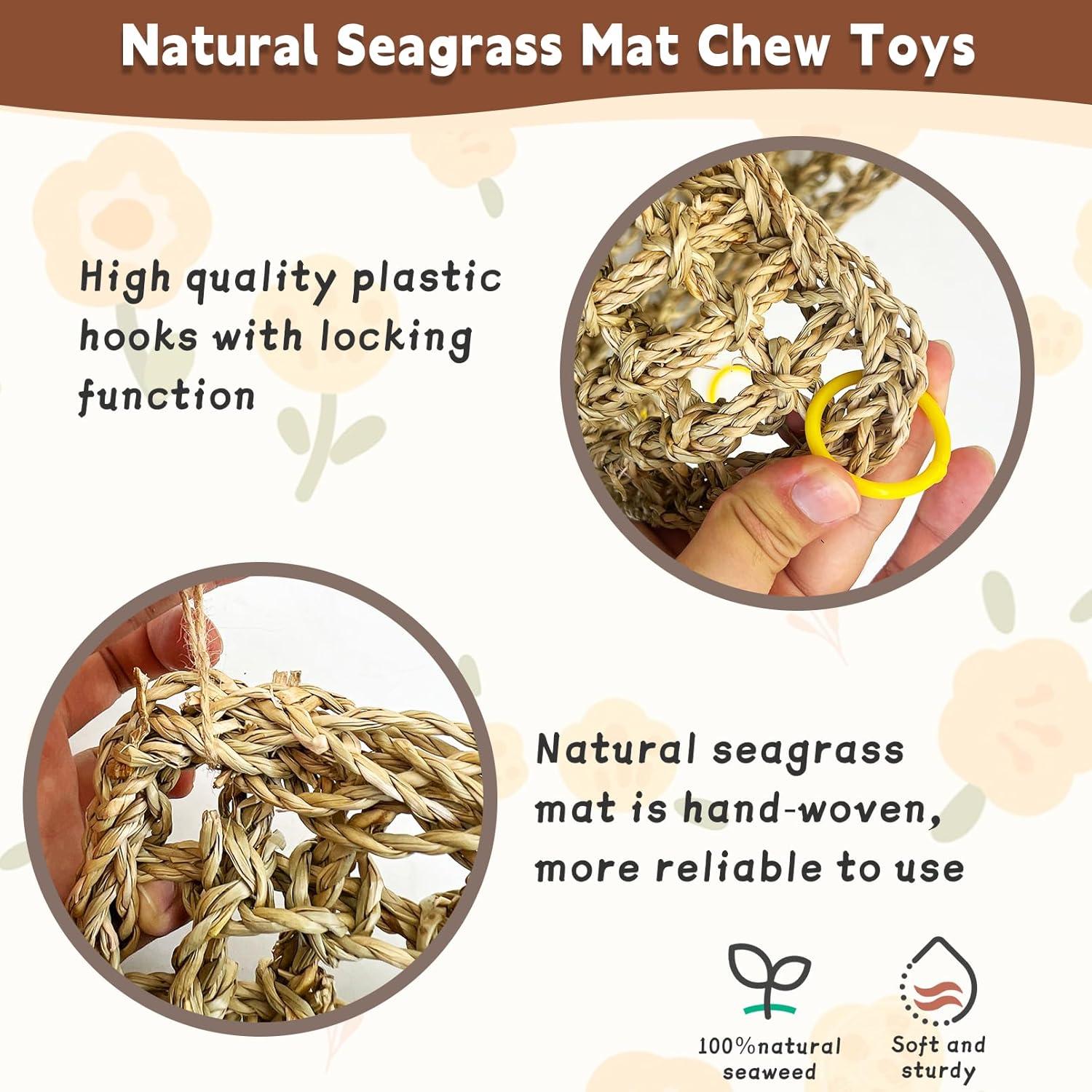 Alfombra de Hierba Marina Kathson 2 Pcs 99 x 18 cm para Aves