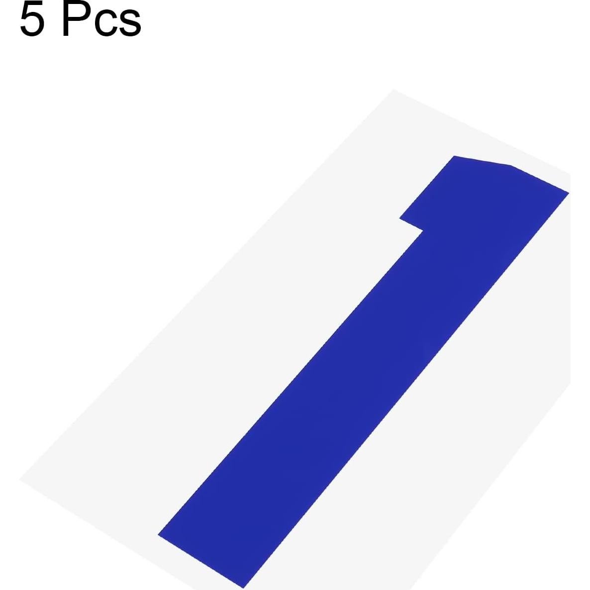 Parche de Número 1 MECCANIXITY 20cm Azul para Uniforme - Paquete de 5