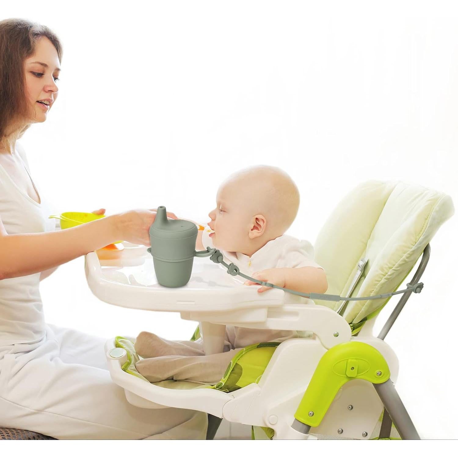 Paquete de 3 correas de seguridad Eoopoon para chupetes y juguetes