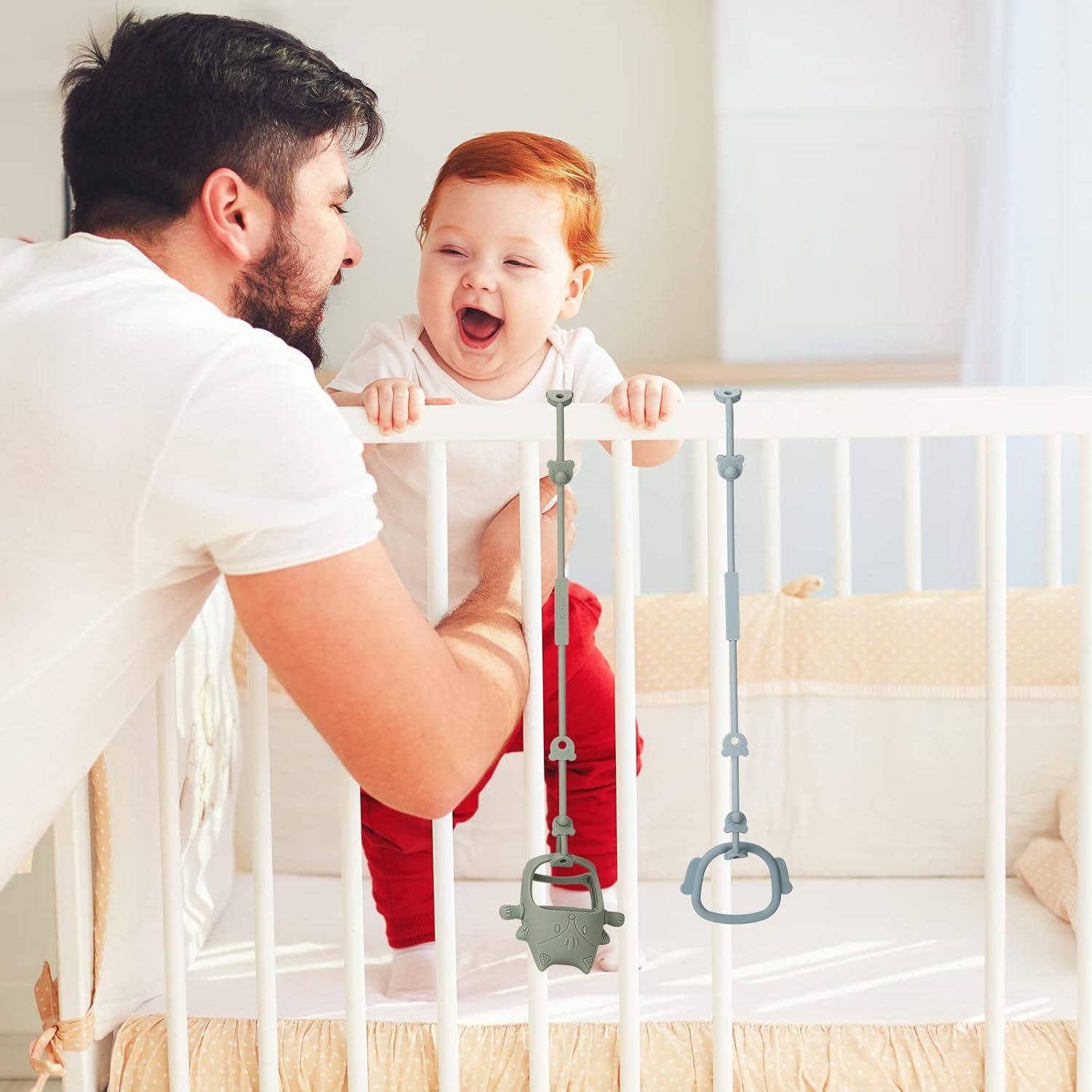 Paquete de 3 correas de seguridad Eoopoon para chupetes y juguetes