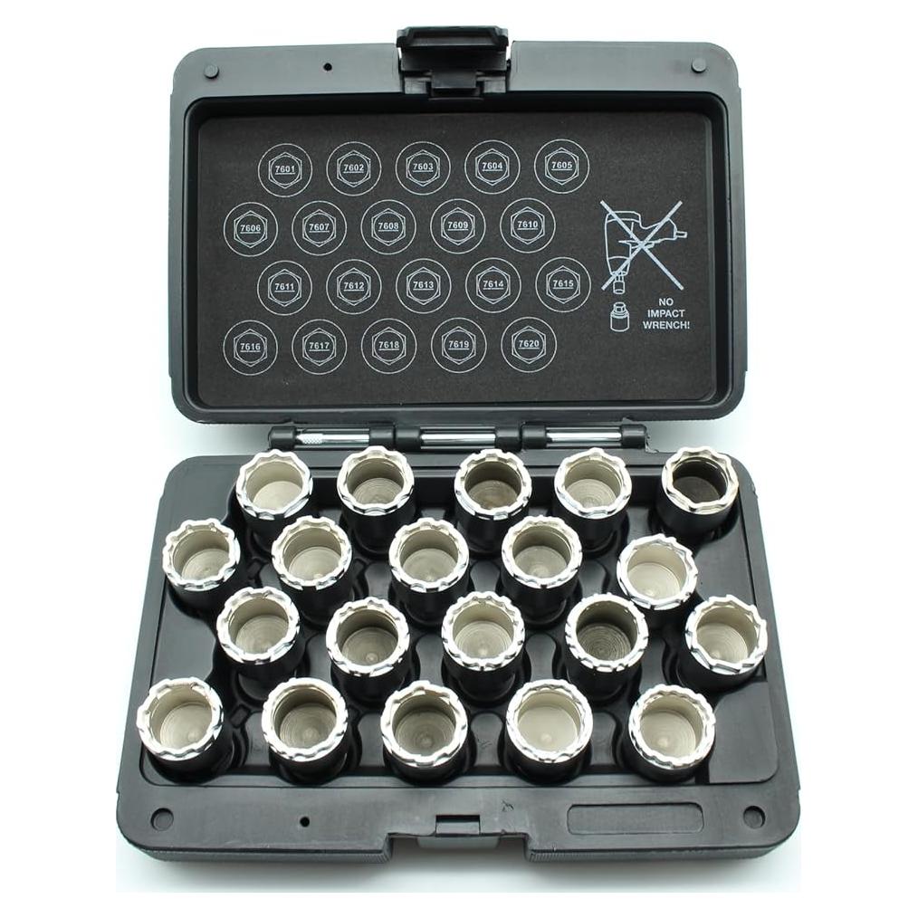 Juego de 20 llaves antirrobo para tuercas Volvo TEMO