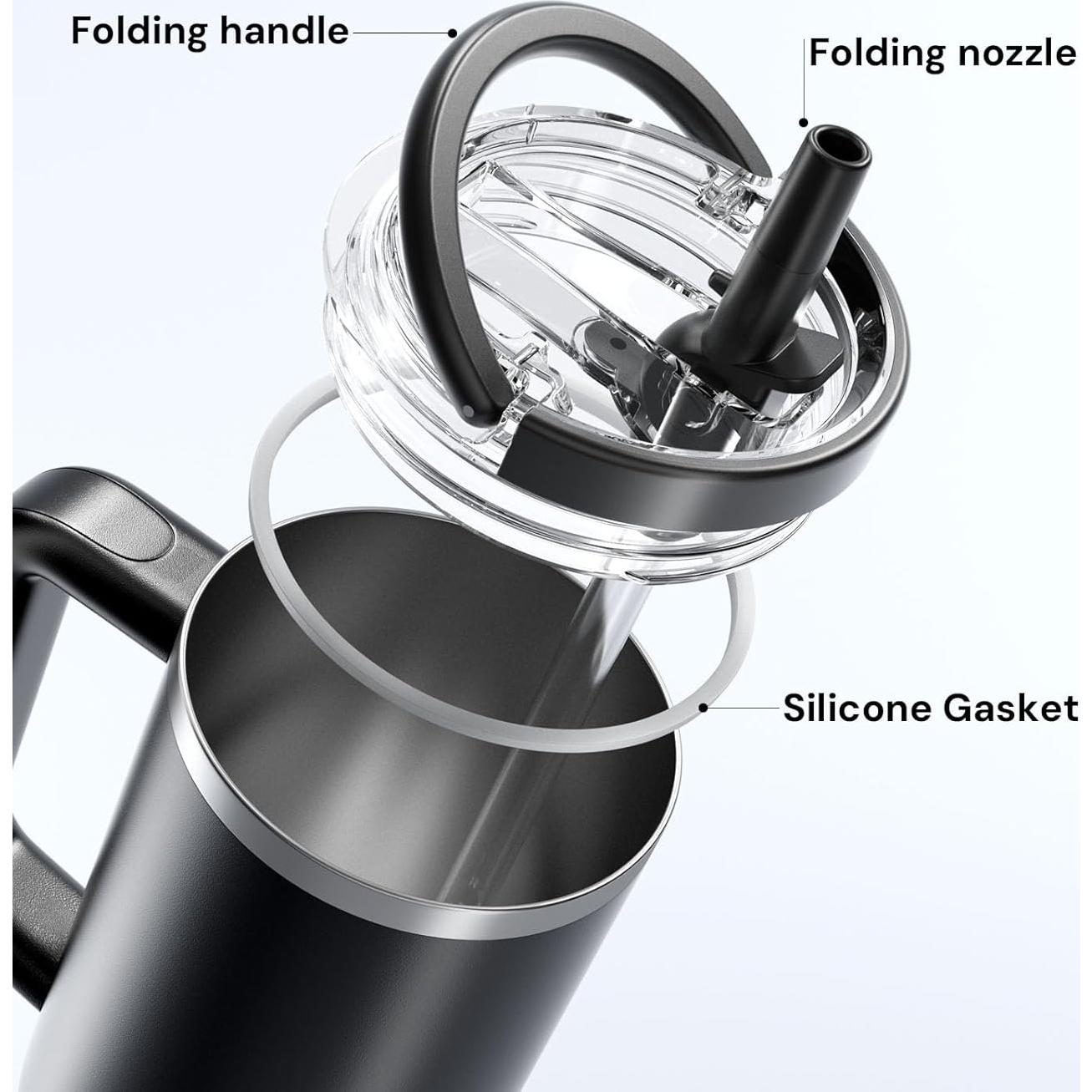 2 Tapas de Válvula Reemplazo YETARAN para Stanley 40 oz