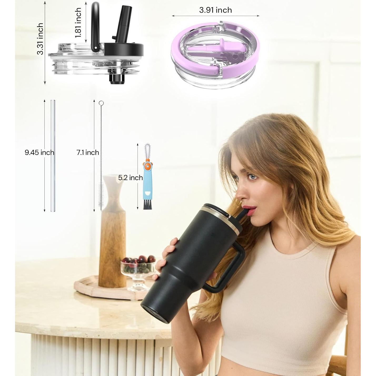 2 Tapas de Válvula Reemplazo YETARAN para Stanley 40 oz