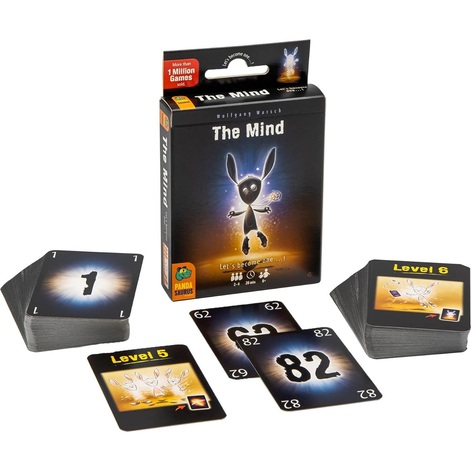 Juego de Cartas La Mente Pandasaurus - 2-4 Jugadores