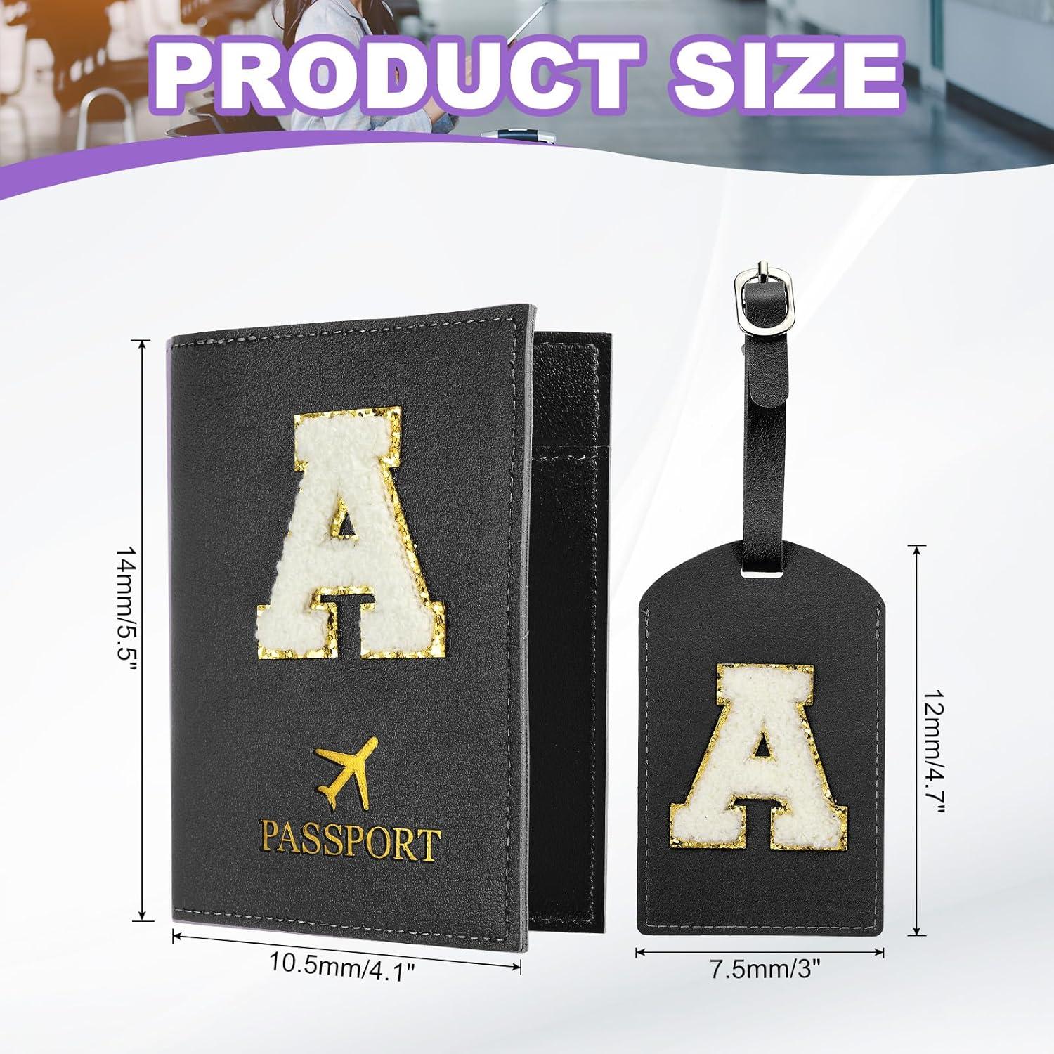 Portadocumentos de Viaje PATIKIL Negro A con Etiqueta de Equipaje