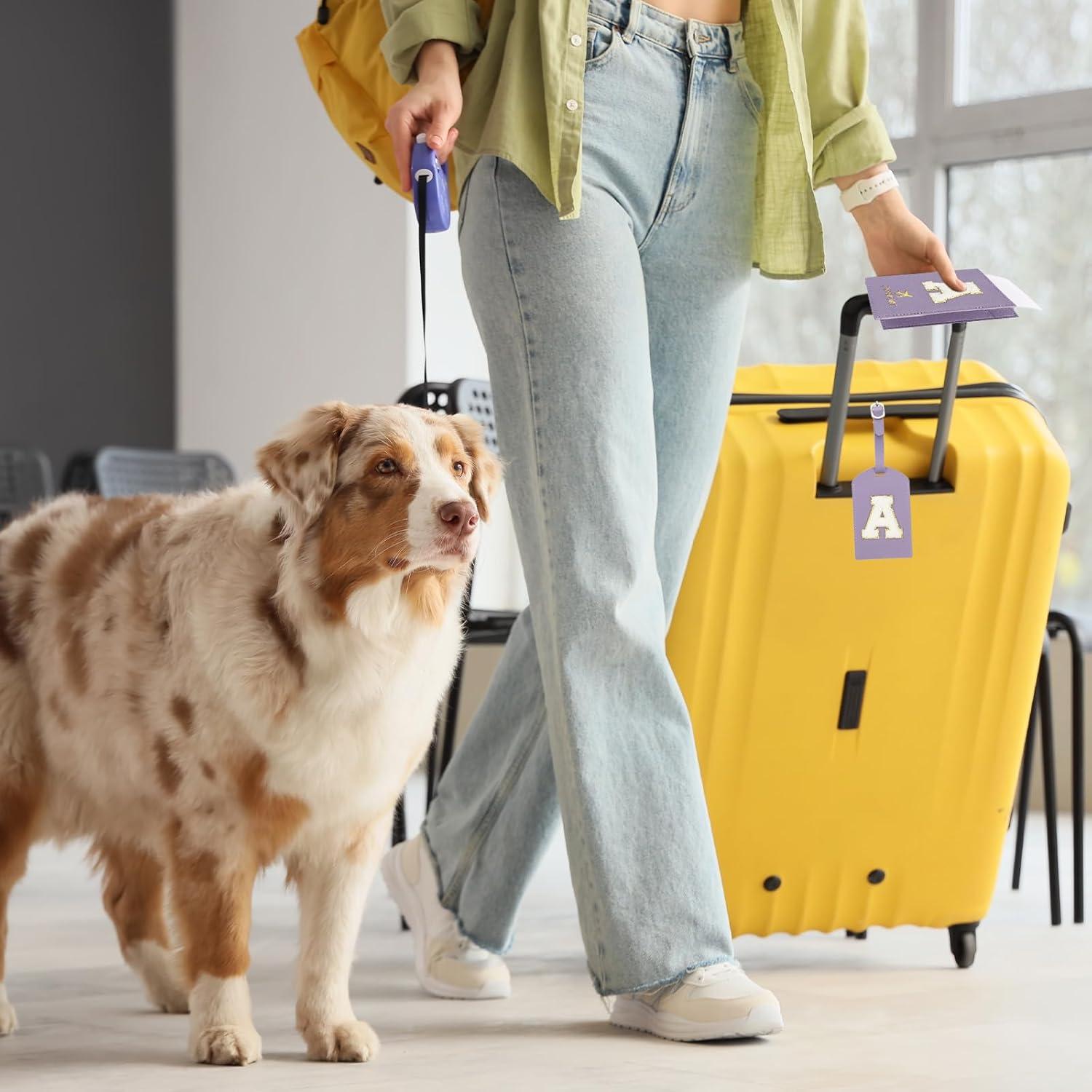 Portadocumentos de Viaje PATIKIL Negro A con Etiqueta de Equipaje