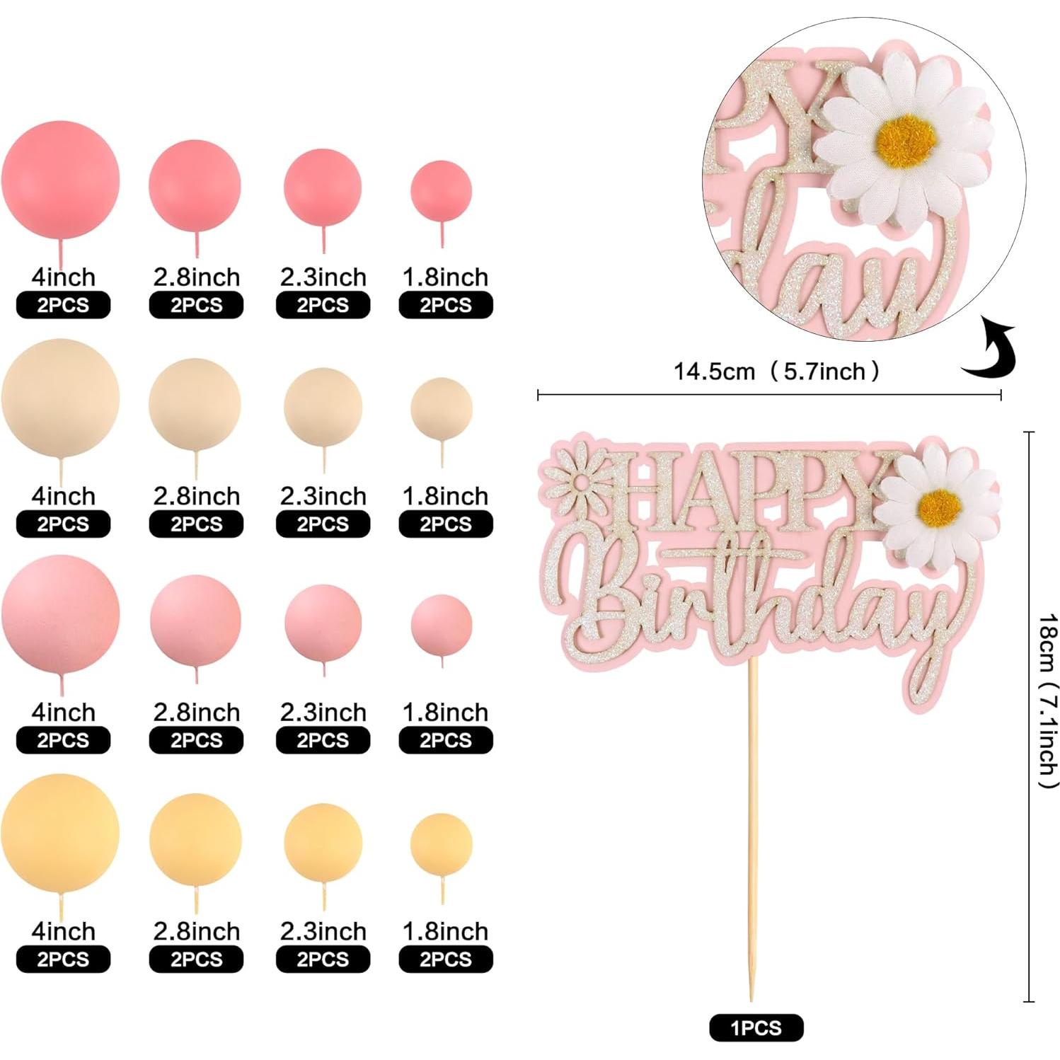 Paquete de 30 Decoraciones para Cupcakes Keaziu Margarita