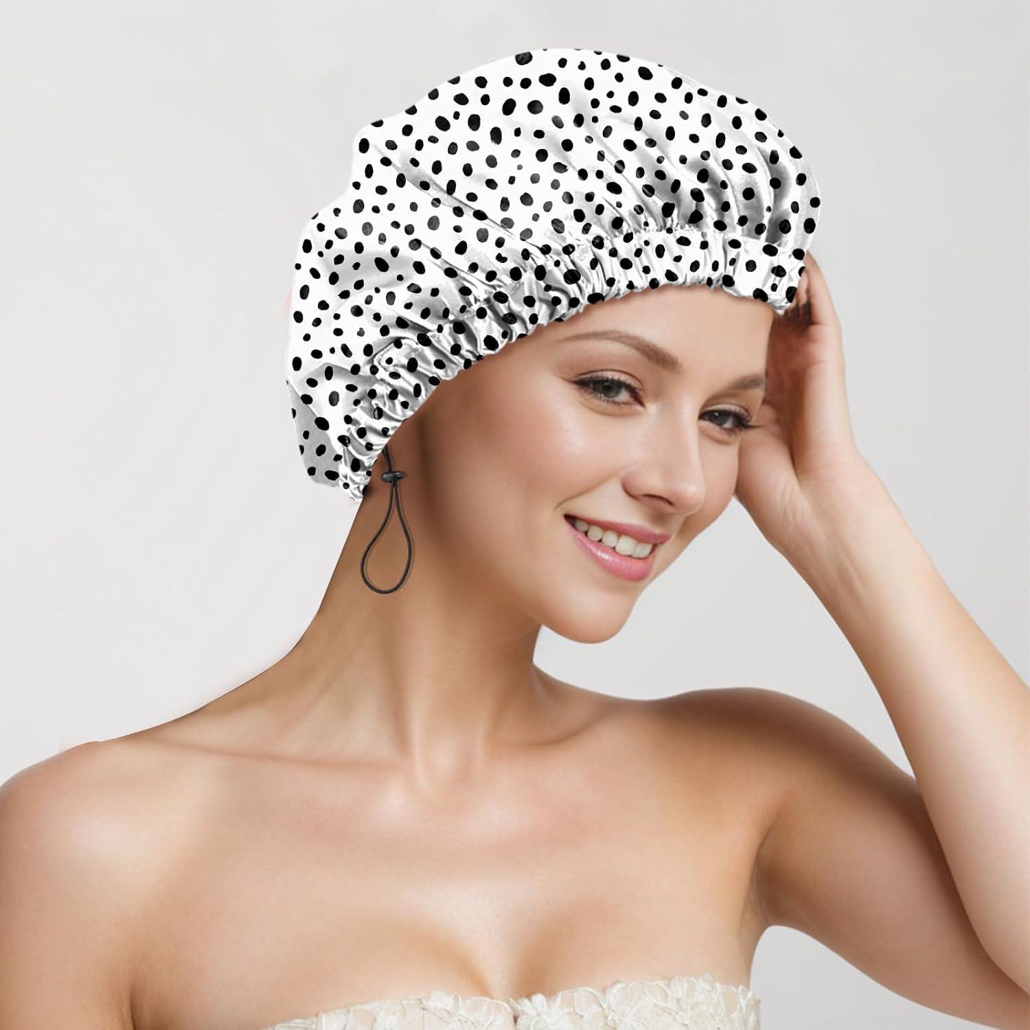 Gorro de Ducha Reutilizable Deokke Doble Capa Impermeable