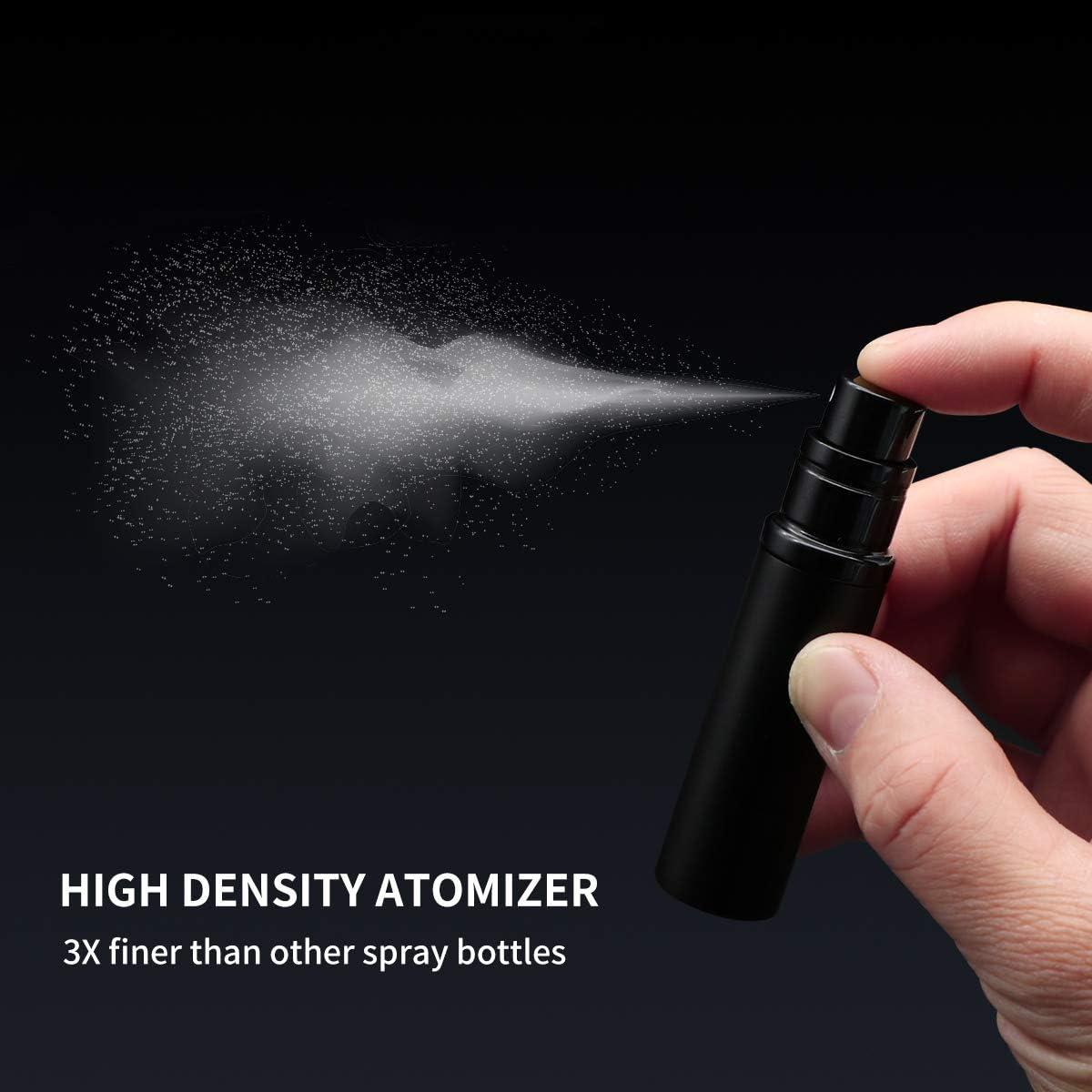 Atomizador de Perfume Recargable Aufew 5ml Negro Portátil