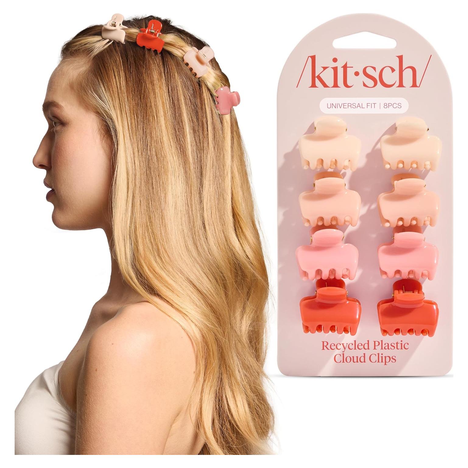 Pinzas de Pelo Kitsch Mini Flor de Cerezo - Set 8 Piezas