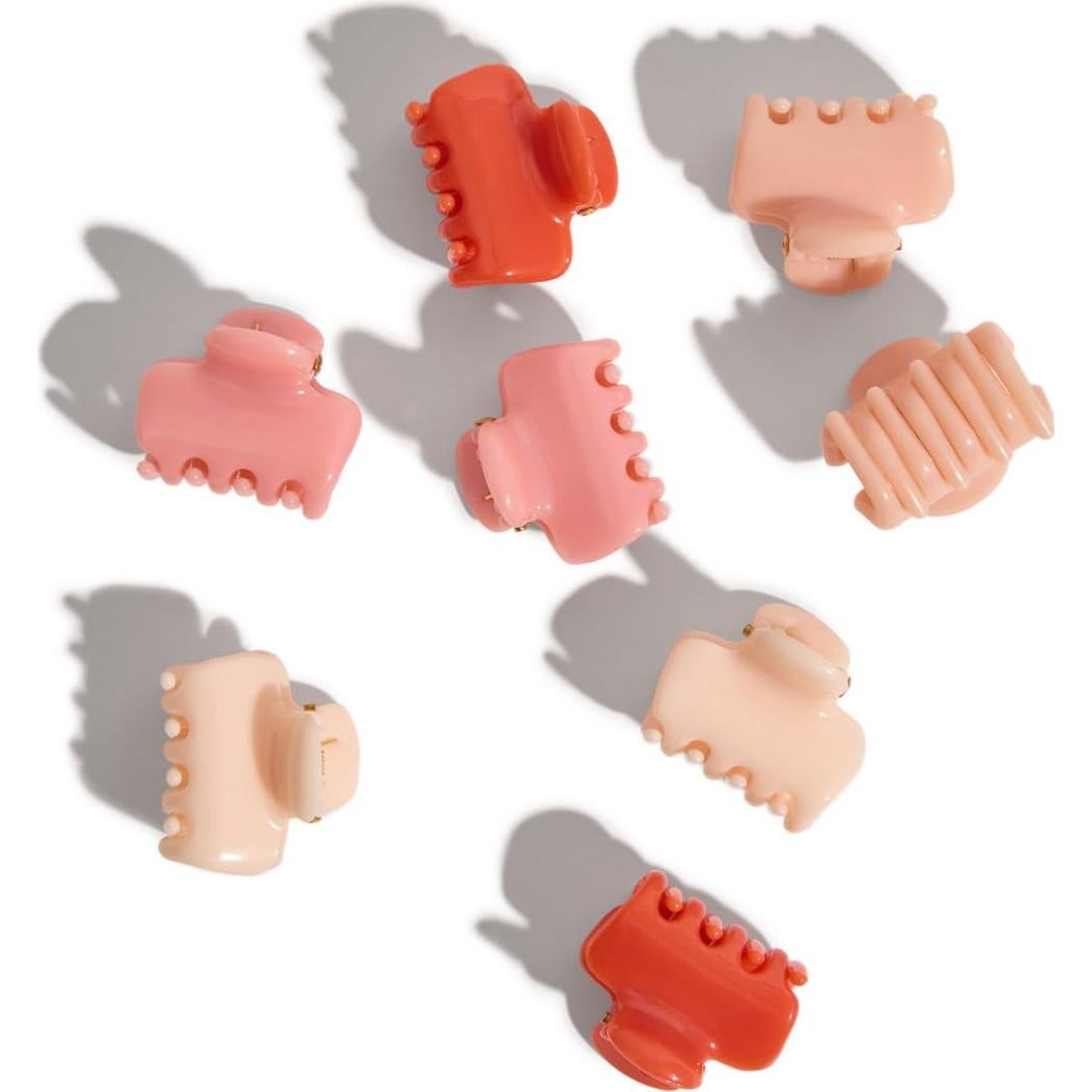 Pinzas de Pelo Kitsch Mini Flor de Cerezo - Set 8 Piezas