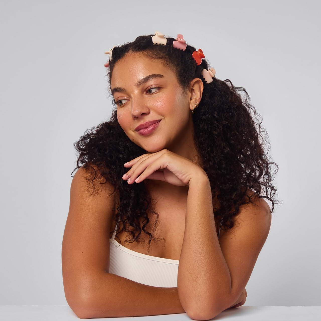 Pinzas de Pelo Kitsch Mini Flor de Cerezo - Set 8 Piezas