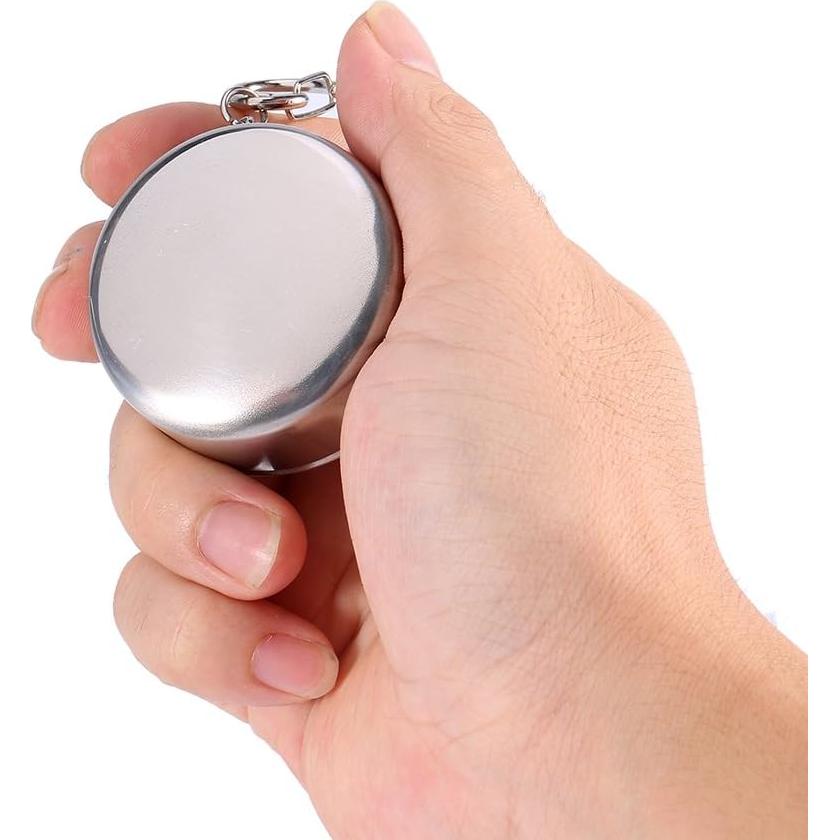 Taza Plegable de Acero Inoxidable Walfront 75ml para Viaje