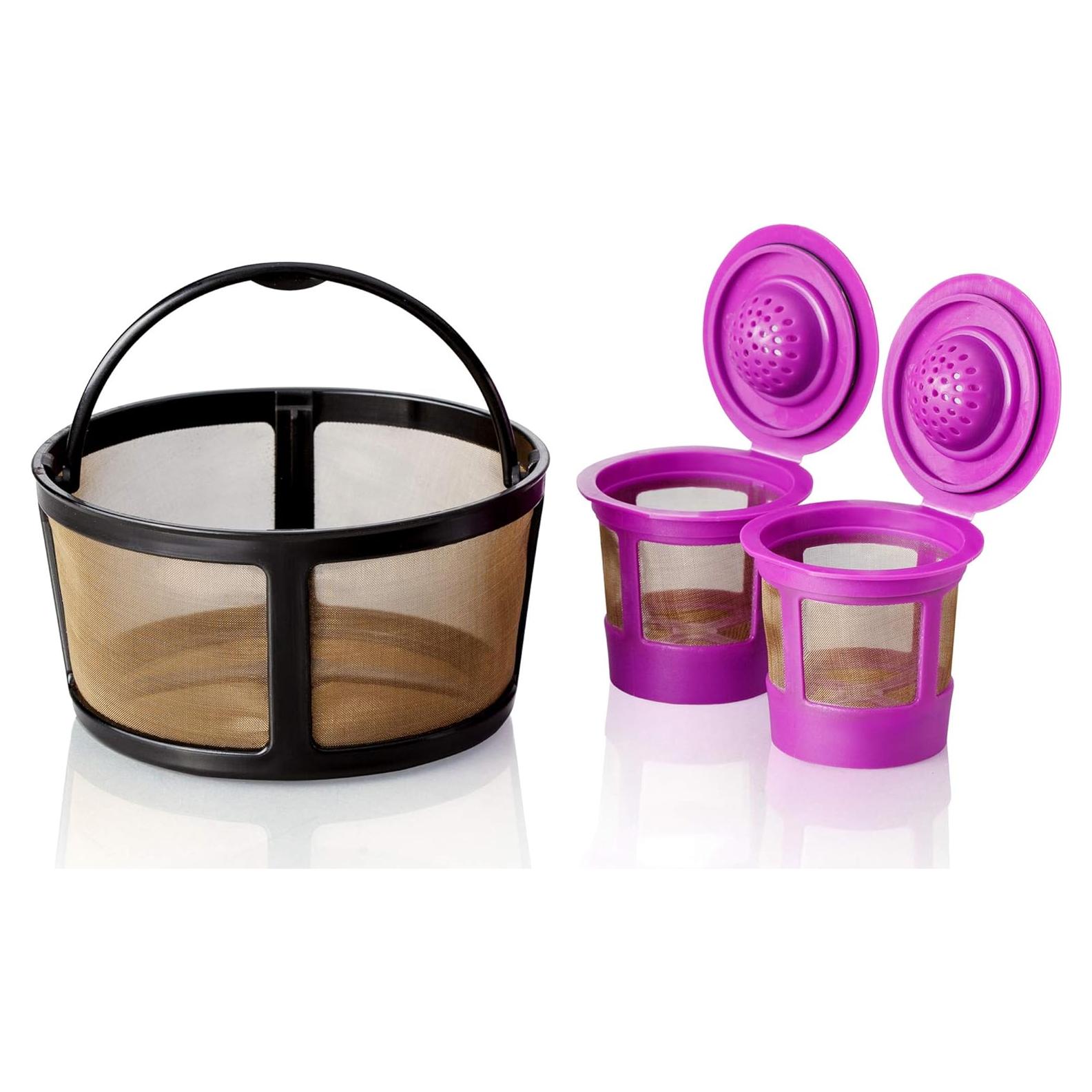 GoodCups Filtro Reutilizable K-Duo + 2 K-Cups Recargables