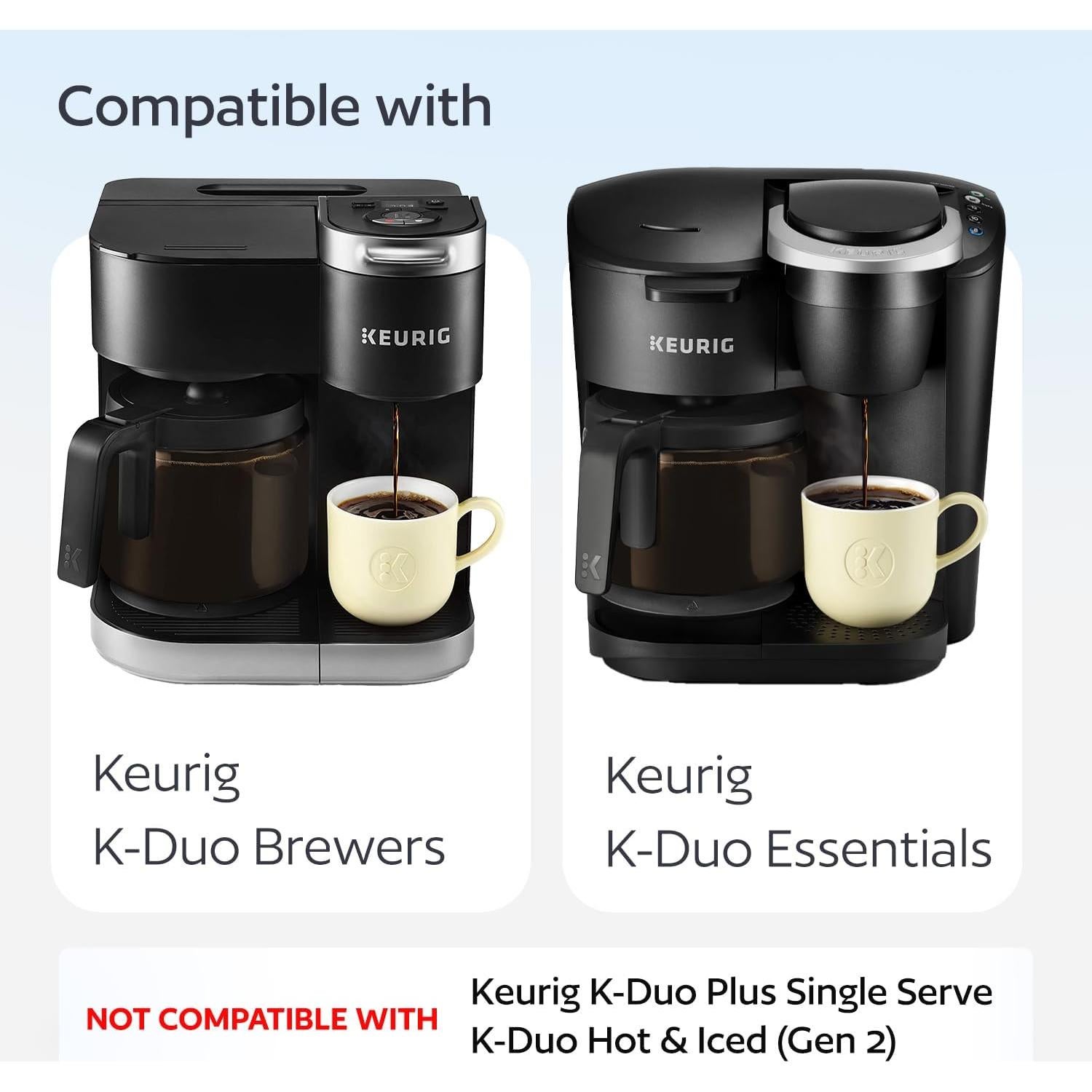 GoodCups Filtro Reutilizable K-Duo + 2 K-Cups Recargables