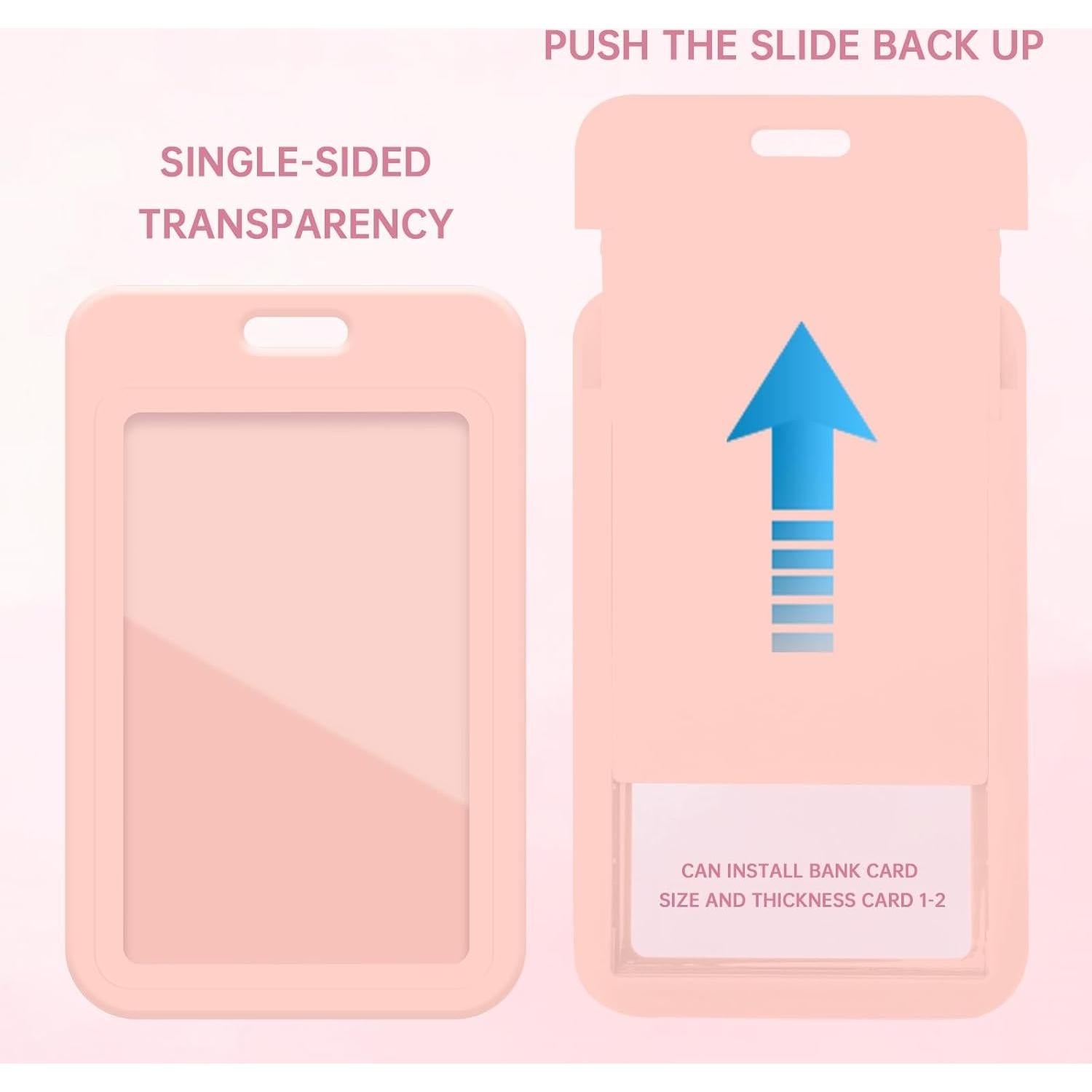 Porta Identificaciones Retráctil Obookey con Lanyard de Silicona