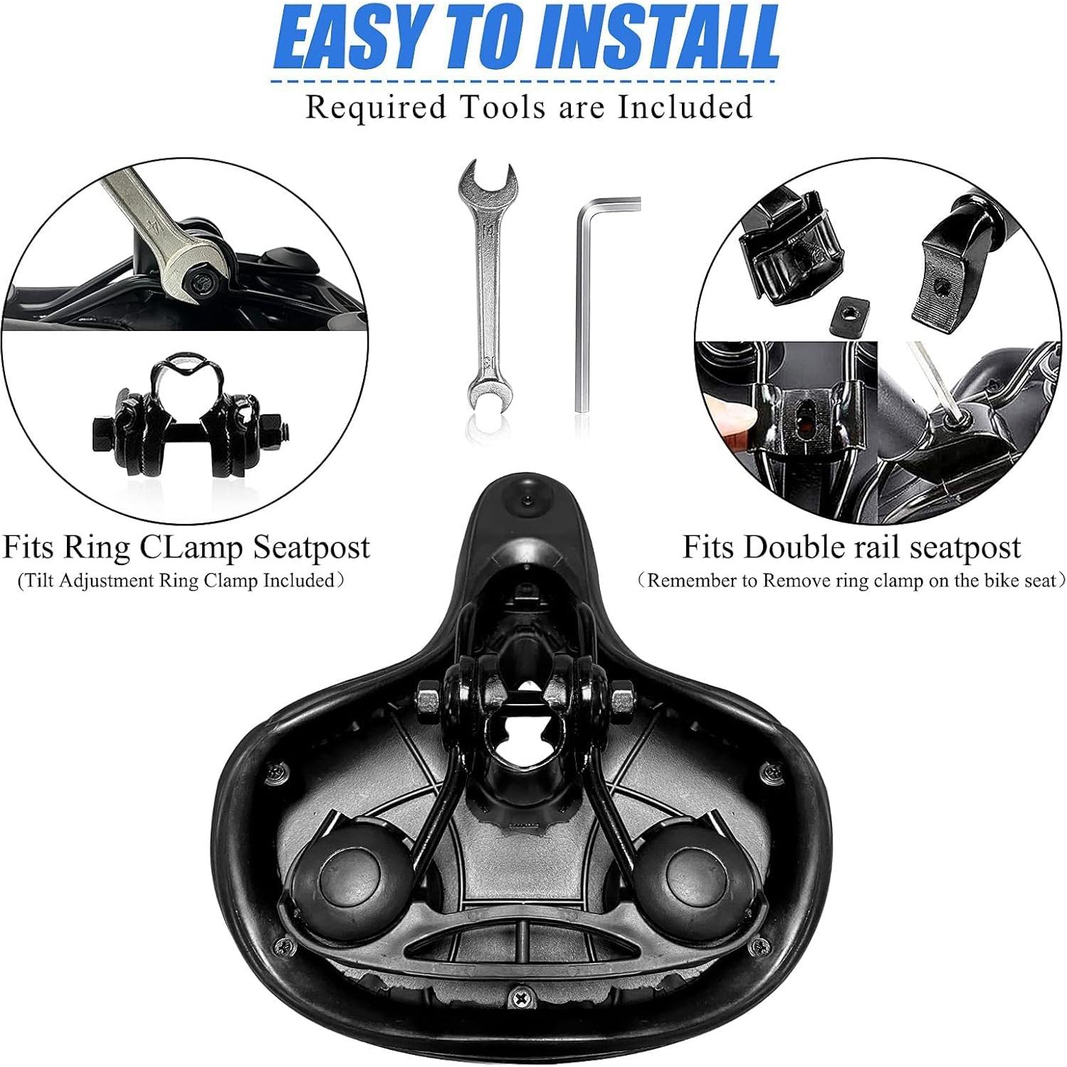 Asiento de Bicicleta Gincleey DLP0017 con Espuma de Memoria