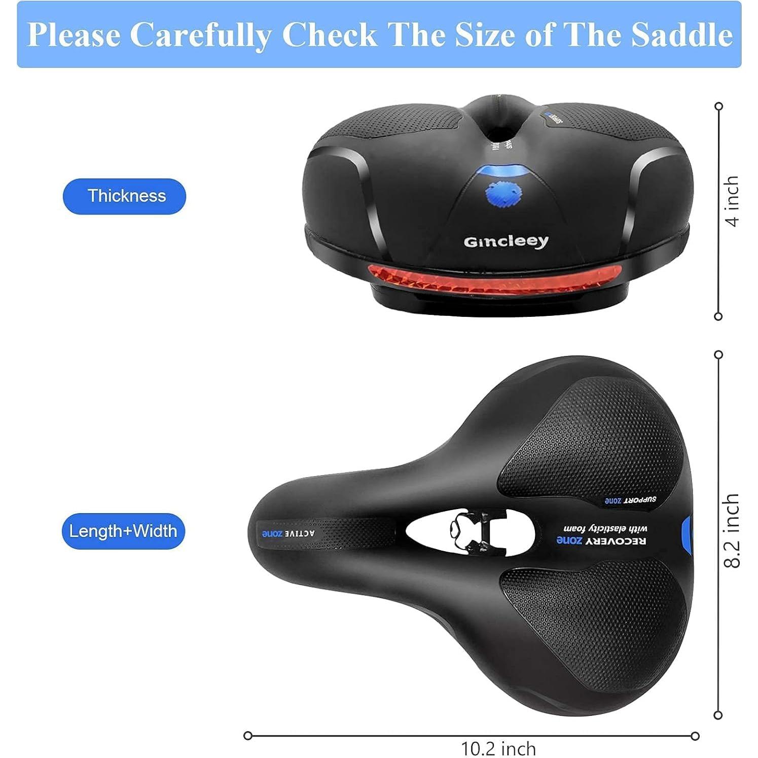 Asiento de Bicicleta Gincleey DLP0017 con Espuma de Memoria