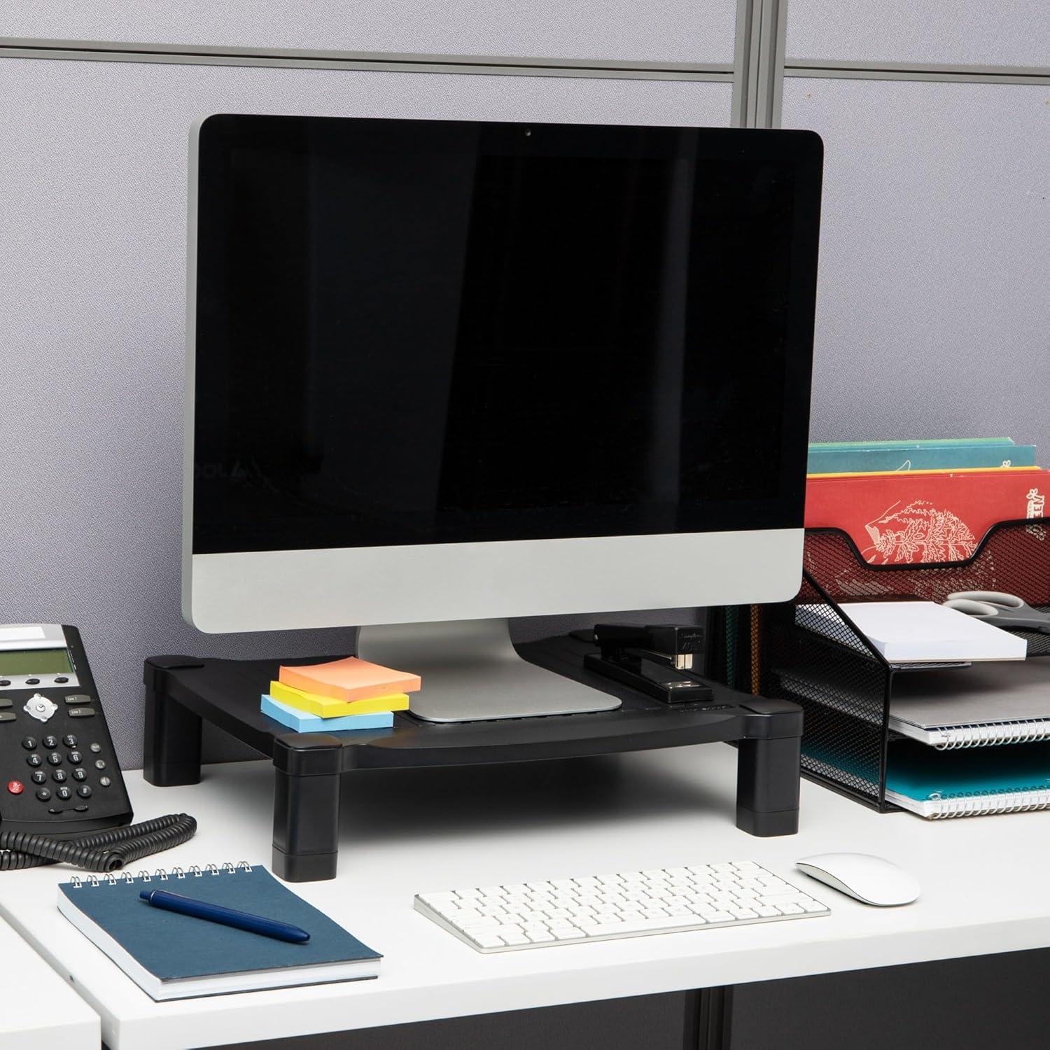 Soporte para Monitor Ajustable Mind Reader, 43.82x33.65cm, Negro