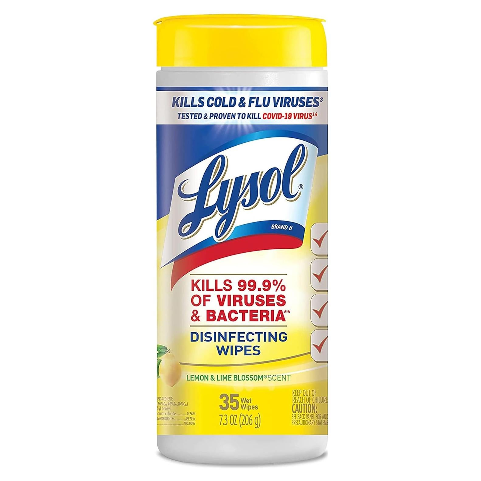 Toallitas Desinfectantes Lysol 35 Unidades Multi-Superficie