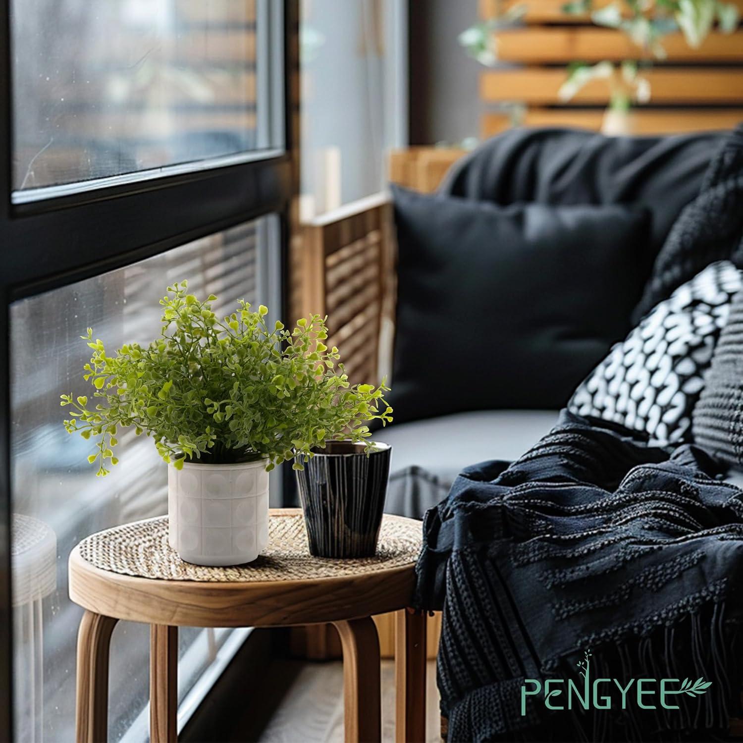 Conjunto de 4 Plantas Artificiales PENGYEE para Decoración Interior