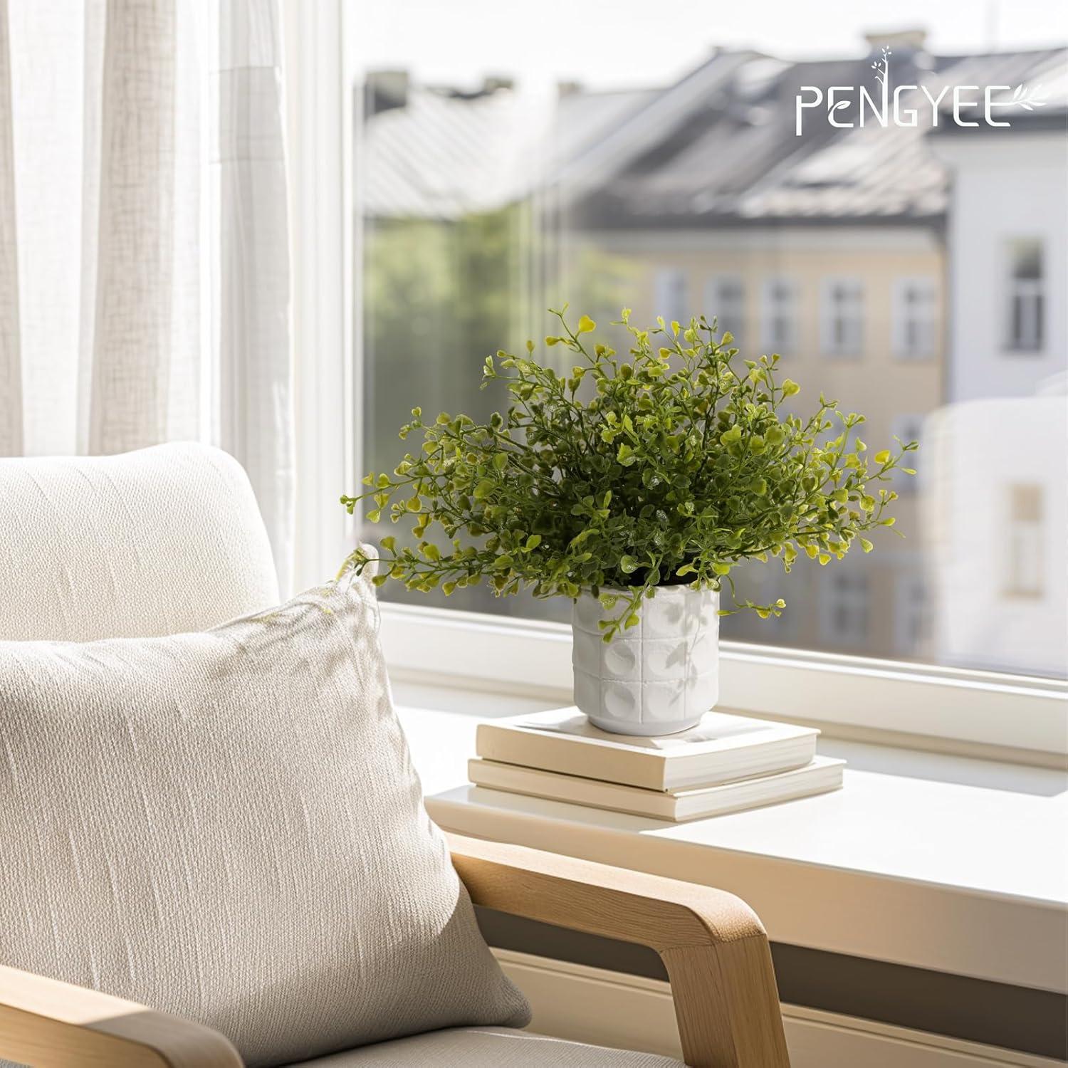 Conjunto de 4 Plantas Artificiales PENGYEE para Decoración Interior