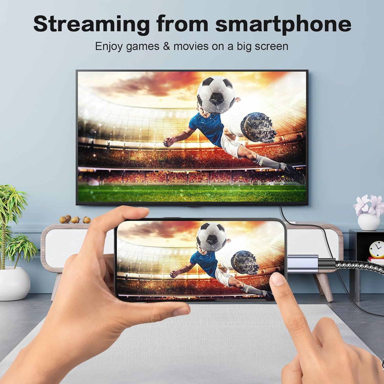 Cable USB C a HDMI 1m 4K 60Hz APCUWCQ para MacBook y Android