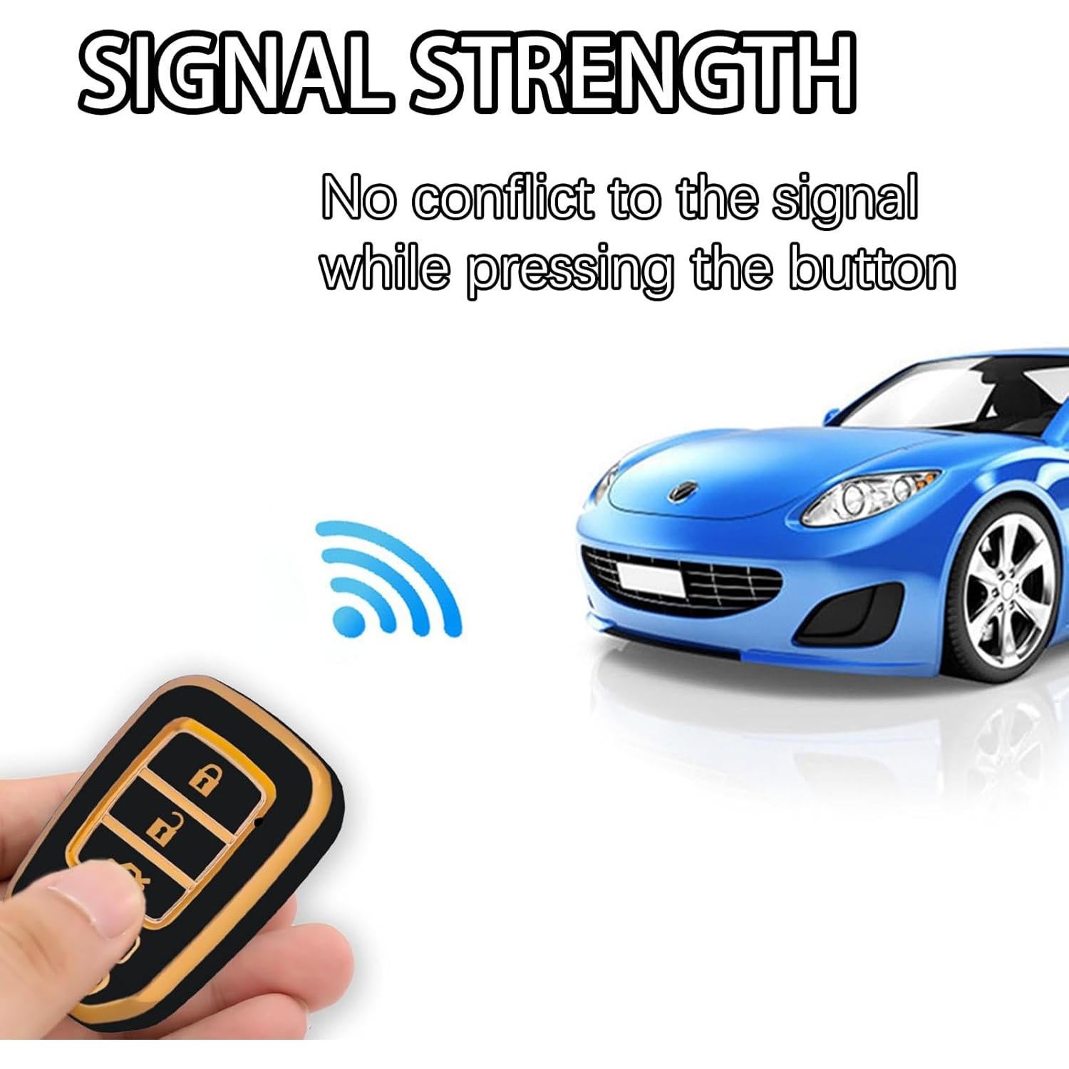 Funda de Llave TPU para Honda Accord Civic CR-V HR-V 4 Botones