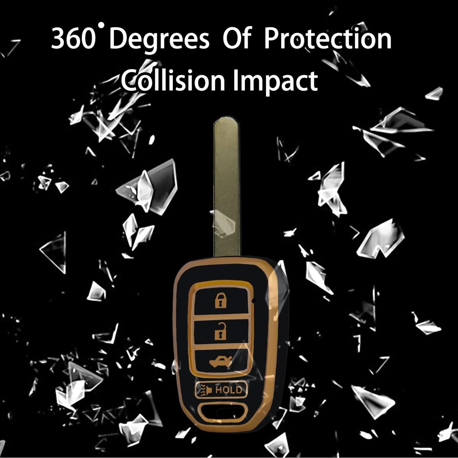 Funda de Llave TPU para Honda Accord Civic CR-V HR-V 4 Botones