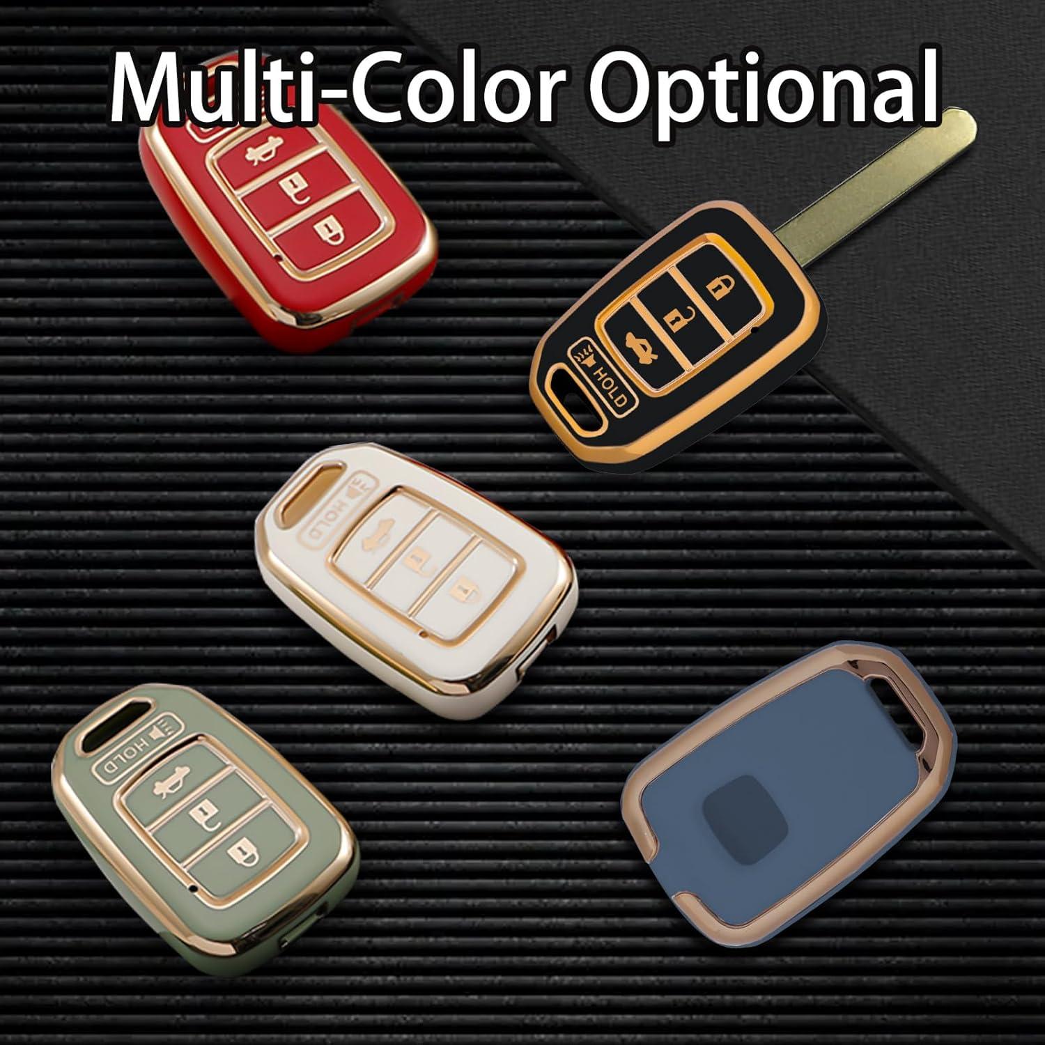 Funda de Llave TPU para Honda Accord Civic CR-V HR-V 4 Botones