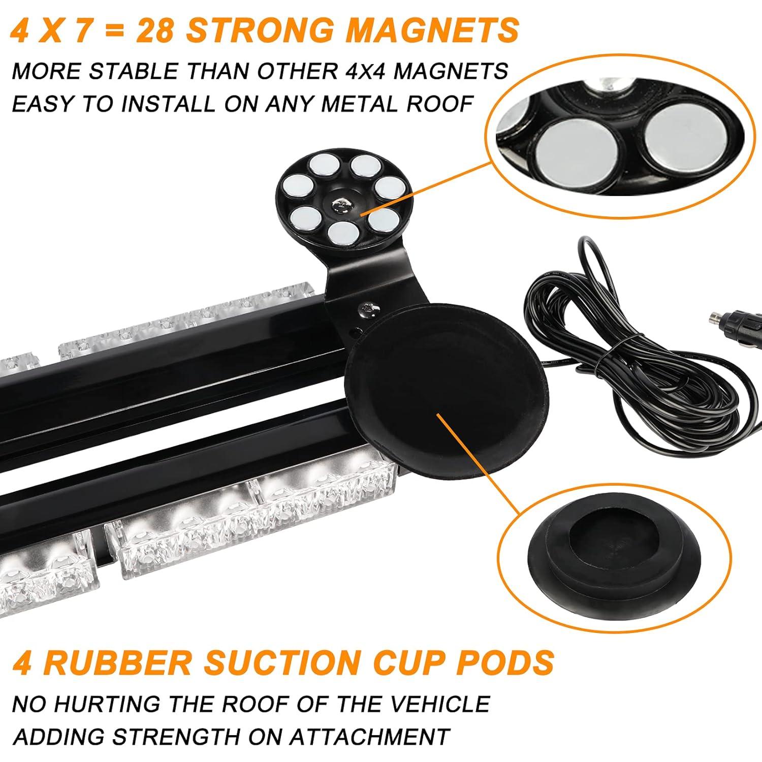 Barra de Luz Estroboscópica LED ASPL 38.5" Ámbar 78W