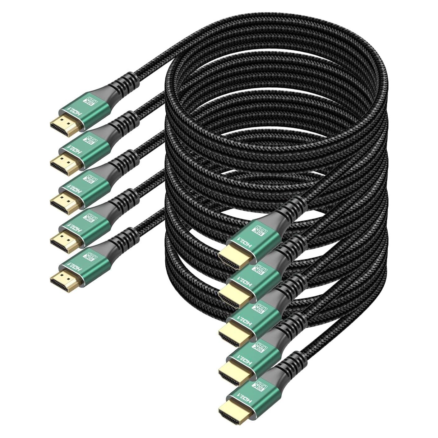Cable HDMI 2.1 Ultra Alta Velocidad Breilytch 5 Unidades 2.01m