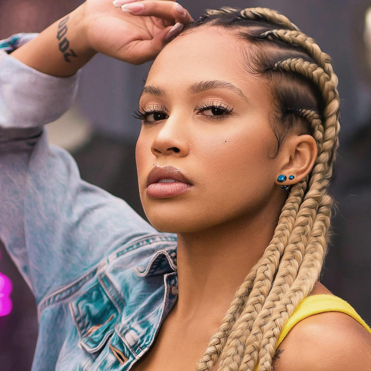 Kit de Estiramiento de Orejas 54 Piezas Acrílico 00G-14G