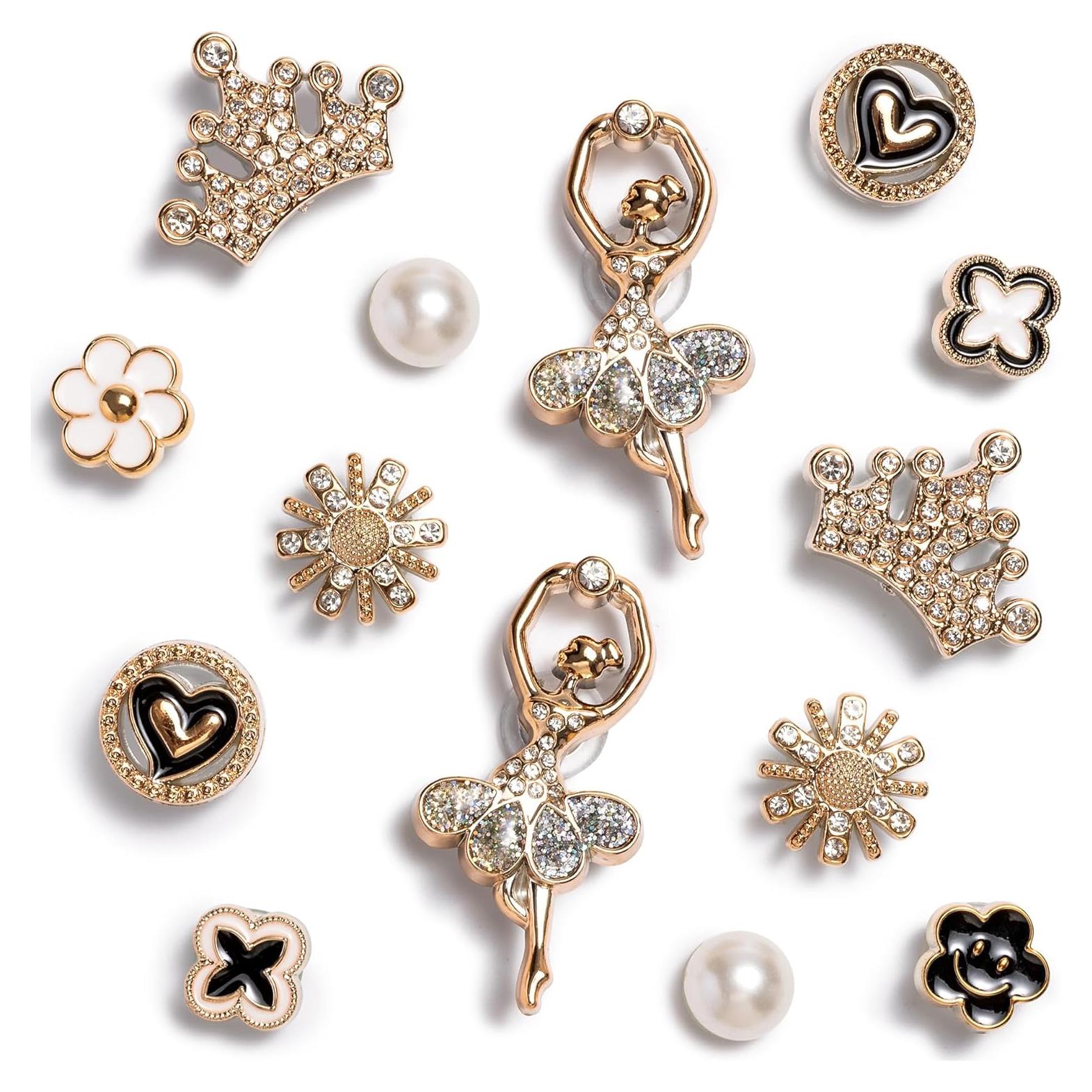 Encantadores de Zapatos Brillantes Eco-PVC para Niñas y Adultos