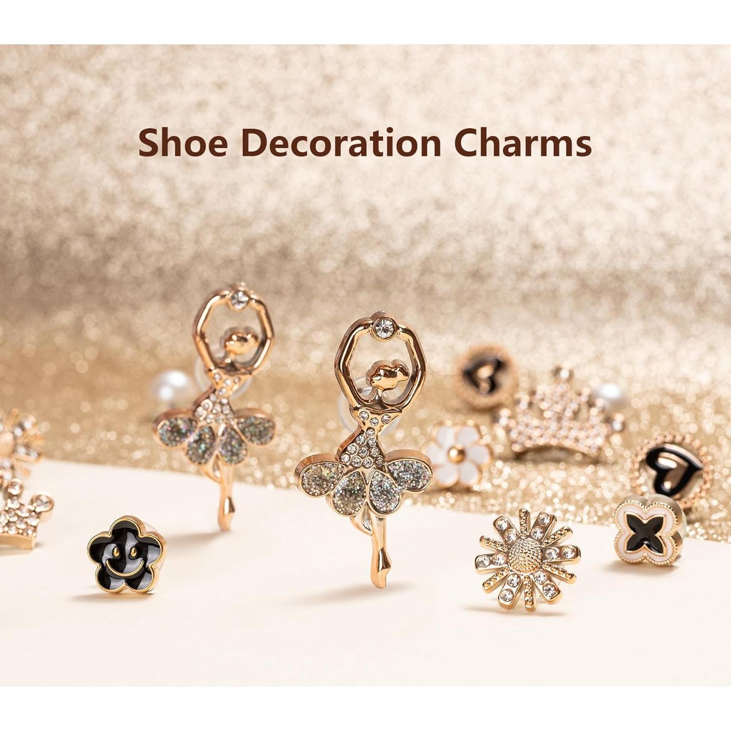 Encantadores de Zapatos Brillantes Eco-PVC para Niñas y Adultos