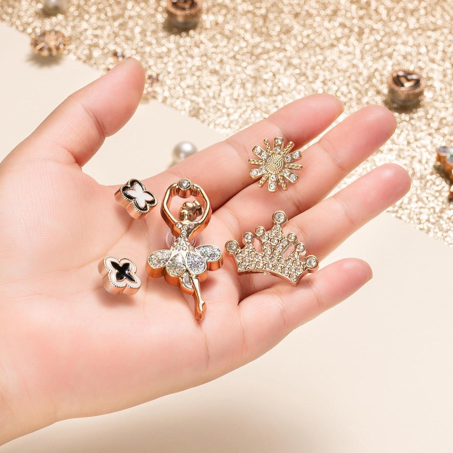 Encantadores de Zapatos Brillantes Eco-PVC para Niñas y Adultos