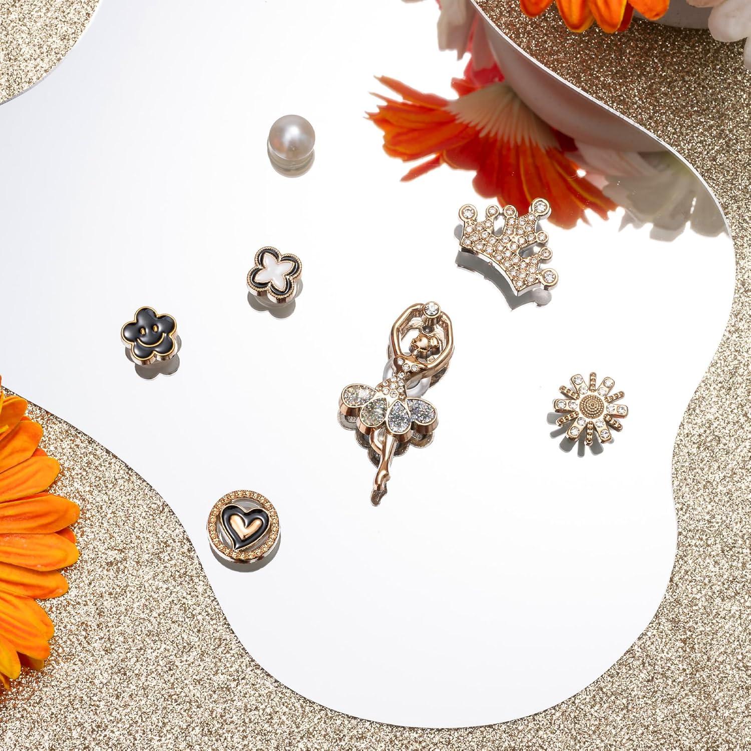 Encantadores de Zapatos Brillantes Eco-PVC para Niñas y Adultos