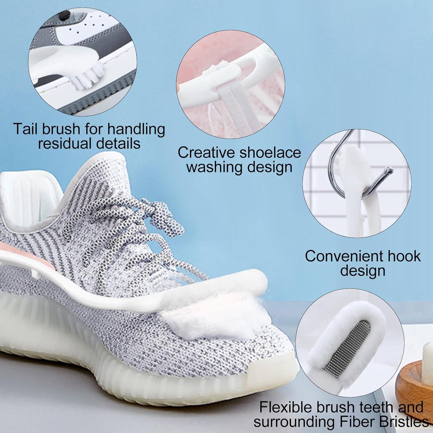 Cepillo de Limpieza de Zapatos Feelorna Doble Extremo 27.5 cm