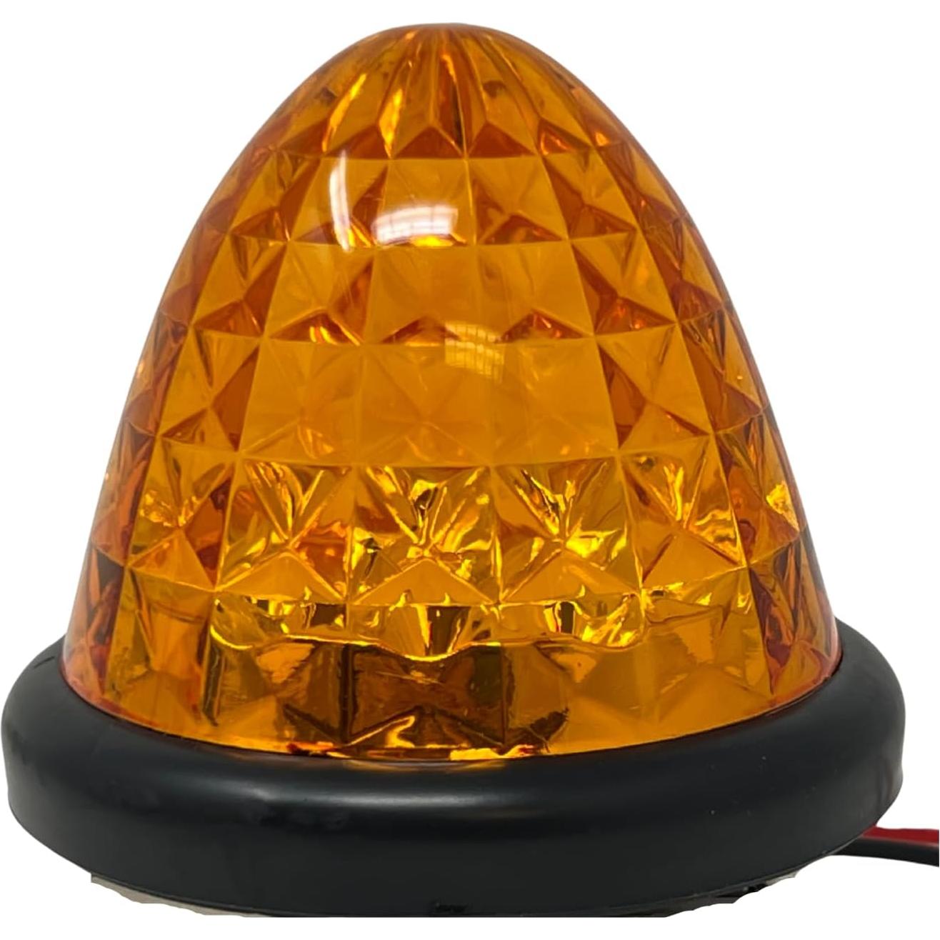 Luz LED Colmena 3.5" Ámbar All Star para Remolque 12V - 2 Piezas