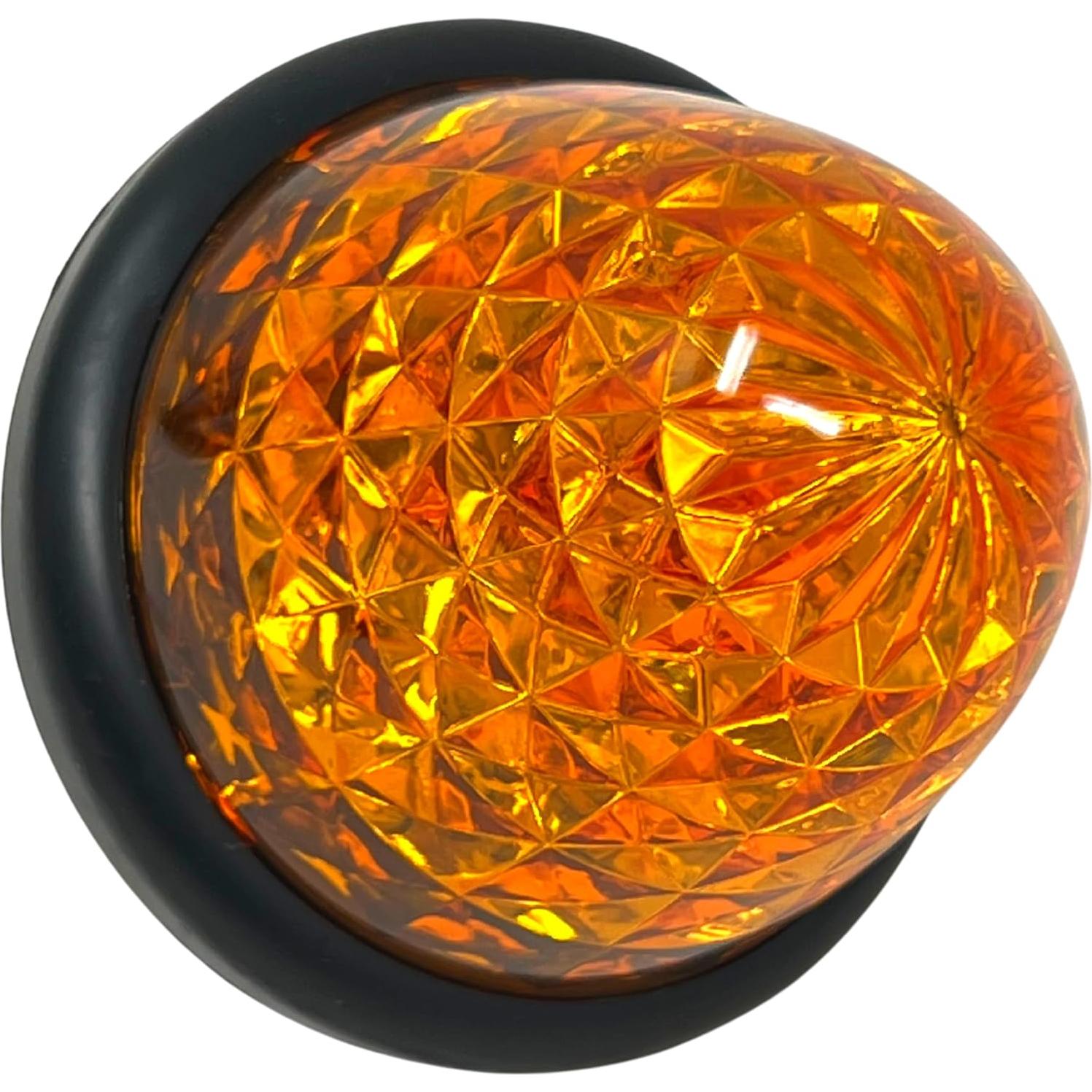 Luz LED Colmena 3.5" Ámbar All Star para Remolque 12V - 2 Piezas