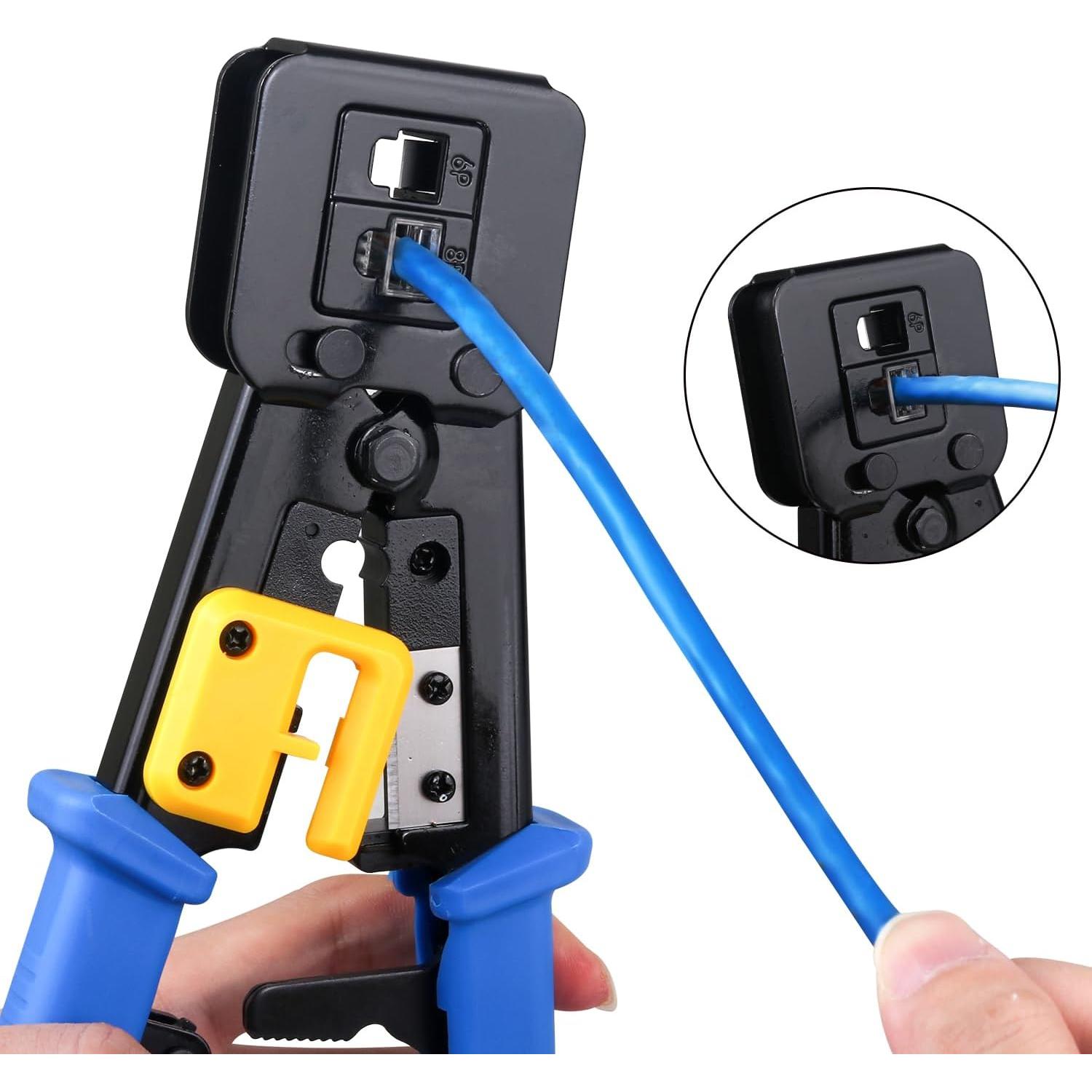 Crimpadora Ethernet Duogalia RJ45/RJ11/RJ12 Todo-en-Uno