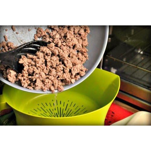 Colador Multifuncional Easy Greasy - Filtra Grasa y Lava Alimentos