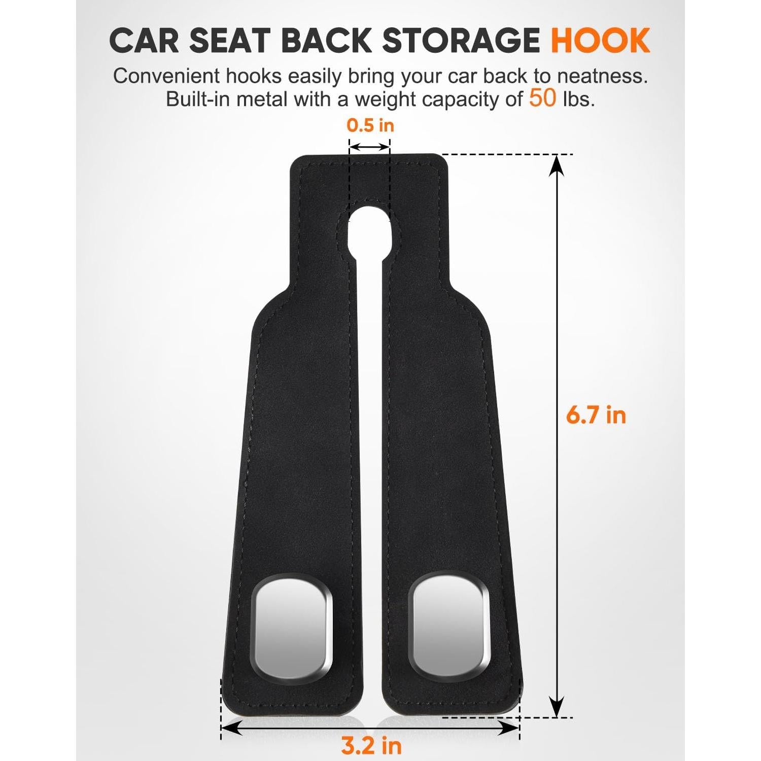 Ganchos para Reposacabezas de Automóvil fccairms - 2 Unidades