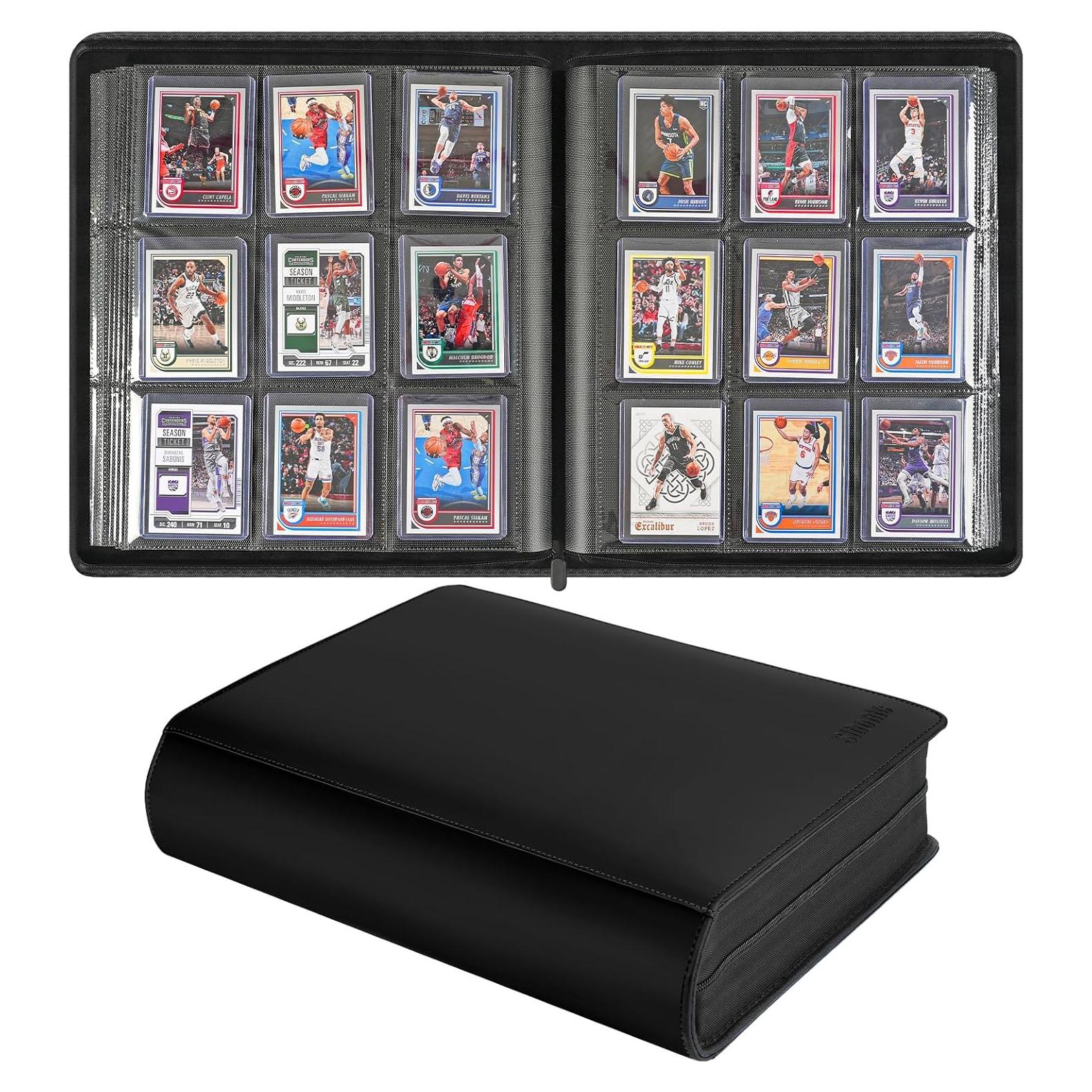 Carpeta TopLoader SIBONIC 9 Bolsillos para 360 Cartas - Negro