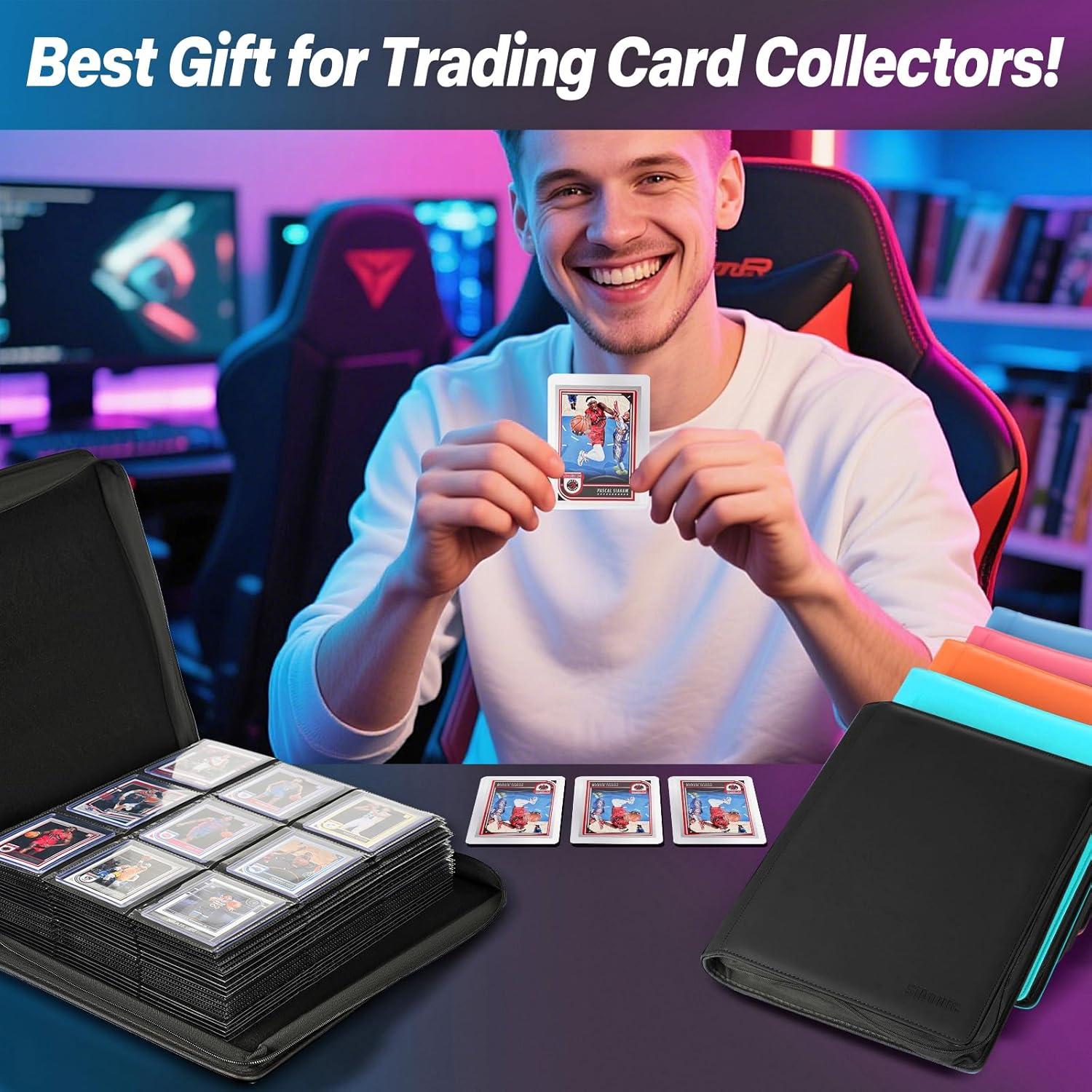 Carpeta TopLoader SIBONIC 9 Bolsillos para 360 Cartas - Negro