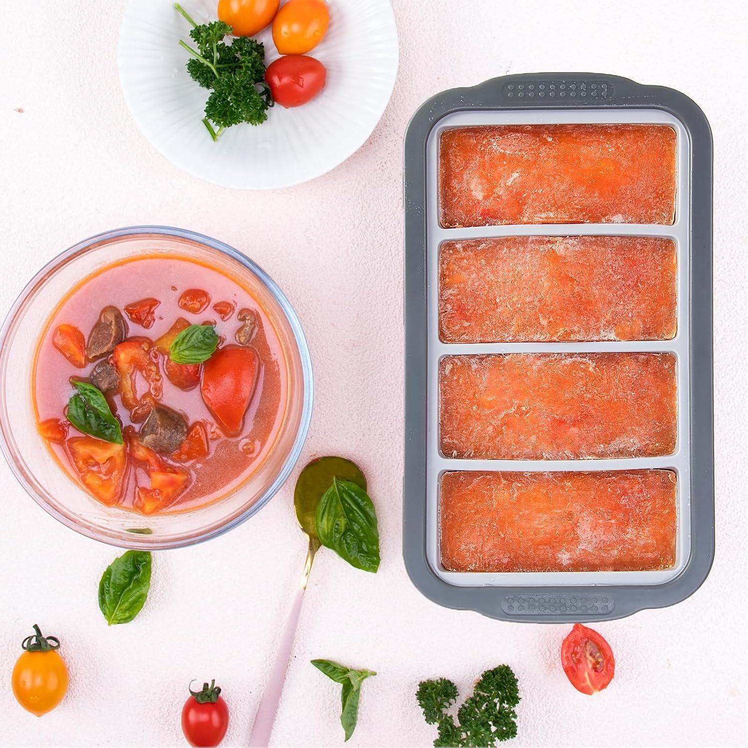 Bandeja de congelación Aichoof 1.5 Taza con tapa - 2 Pack