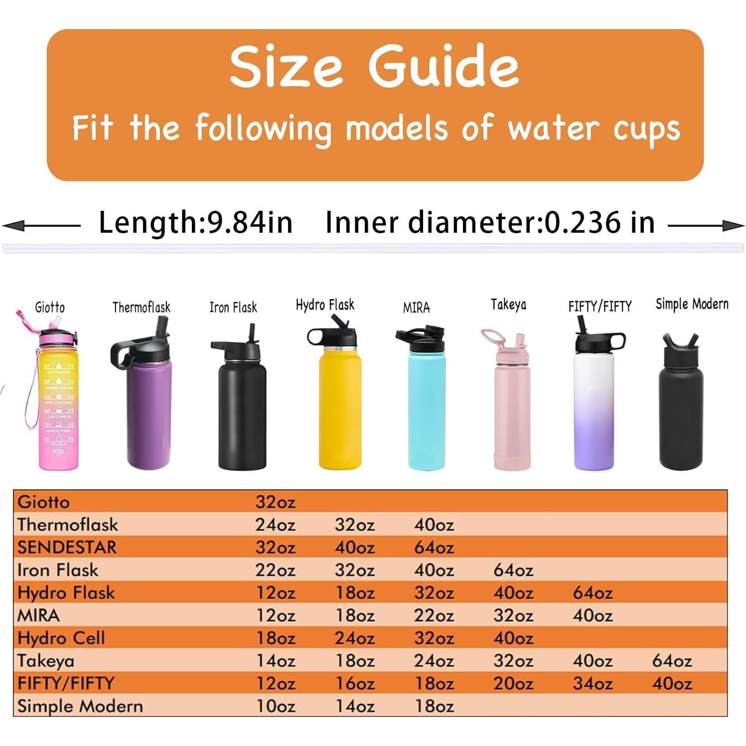 Juego de 11 Pajitas Reutilizables Miracredo con Cepillos