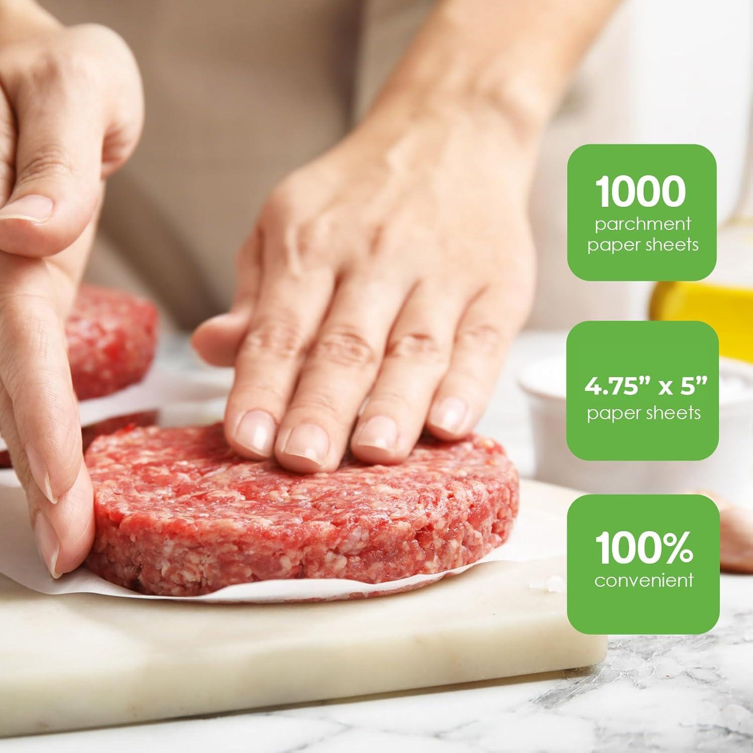 Papel Patty Netko - 1000 Hojas de Papel Encerado 12.7x12.06 cm