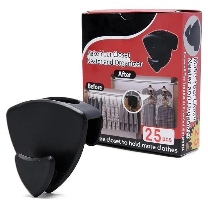 Ganchos Extensores para Perchas YIBENBEN - Ahorra Espacio - 25 Unidades